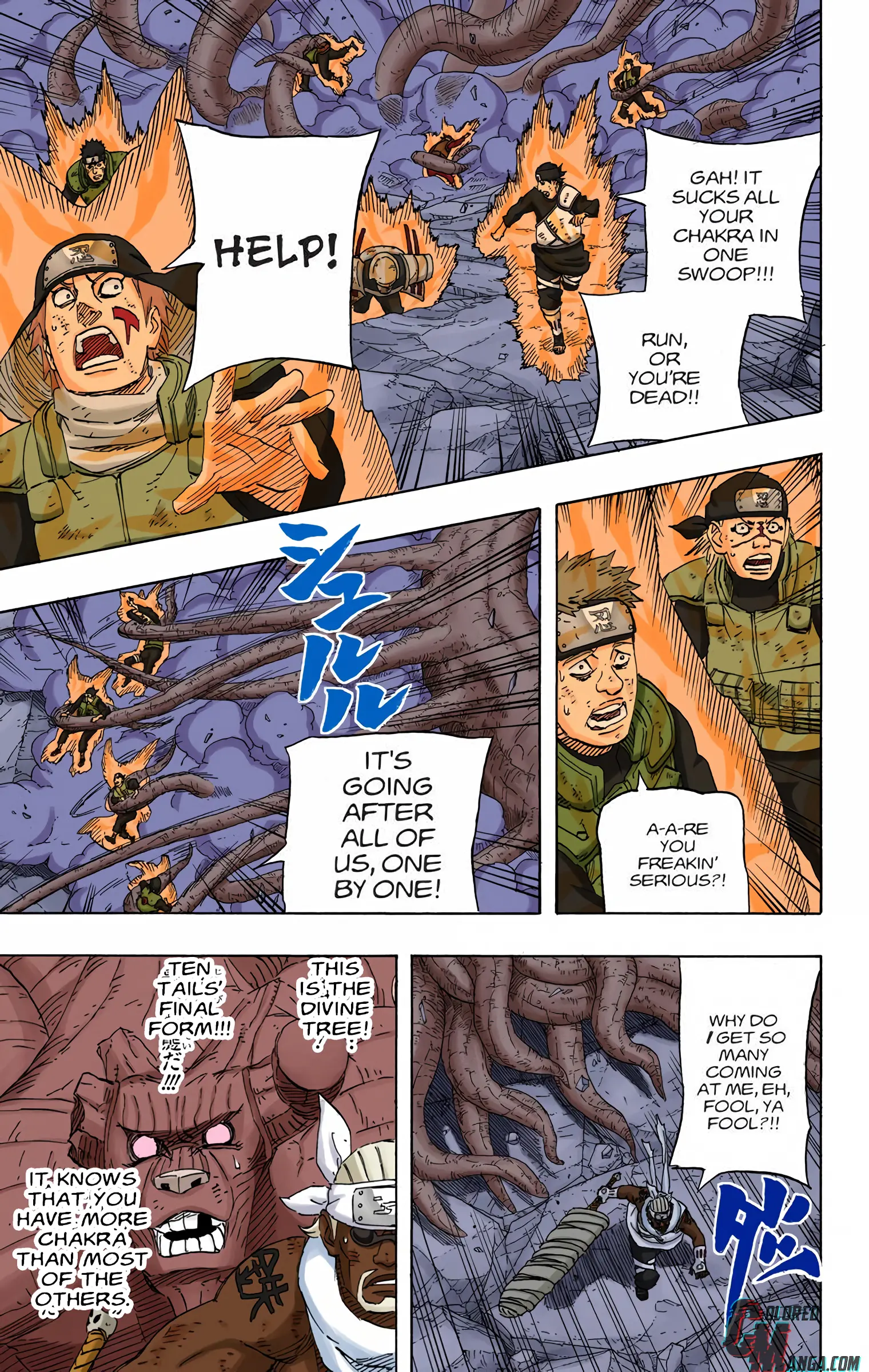 Naruto Colored Manga Online, chapter 646, page 4
