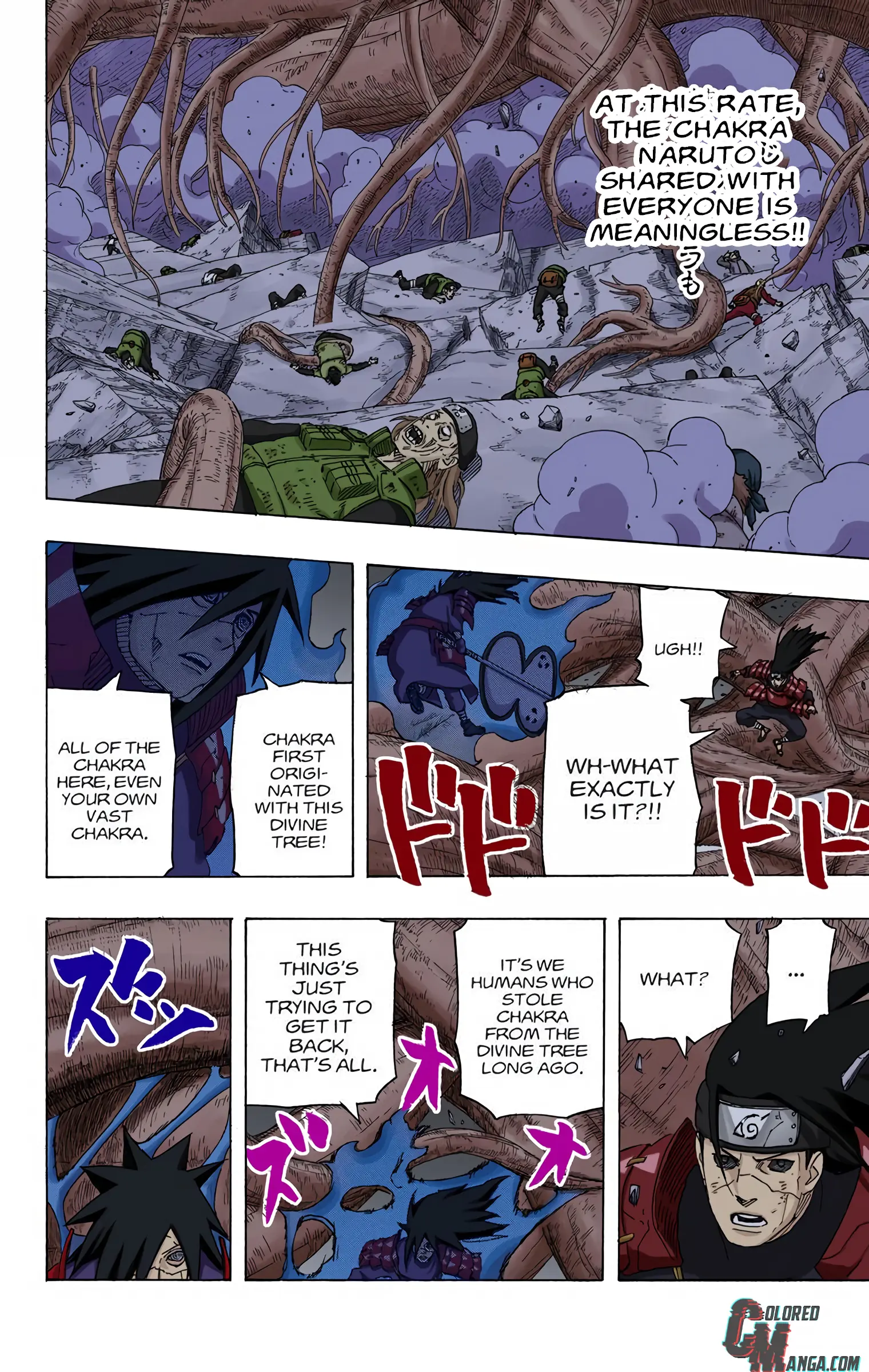 Naruto Colored Manga Online, chapter 646, page 5