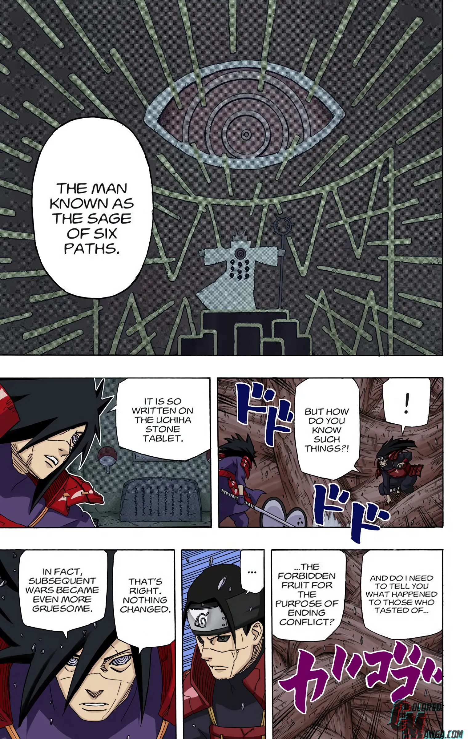 Naruto Colored Manga Online, chapter 646, page 8