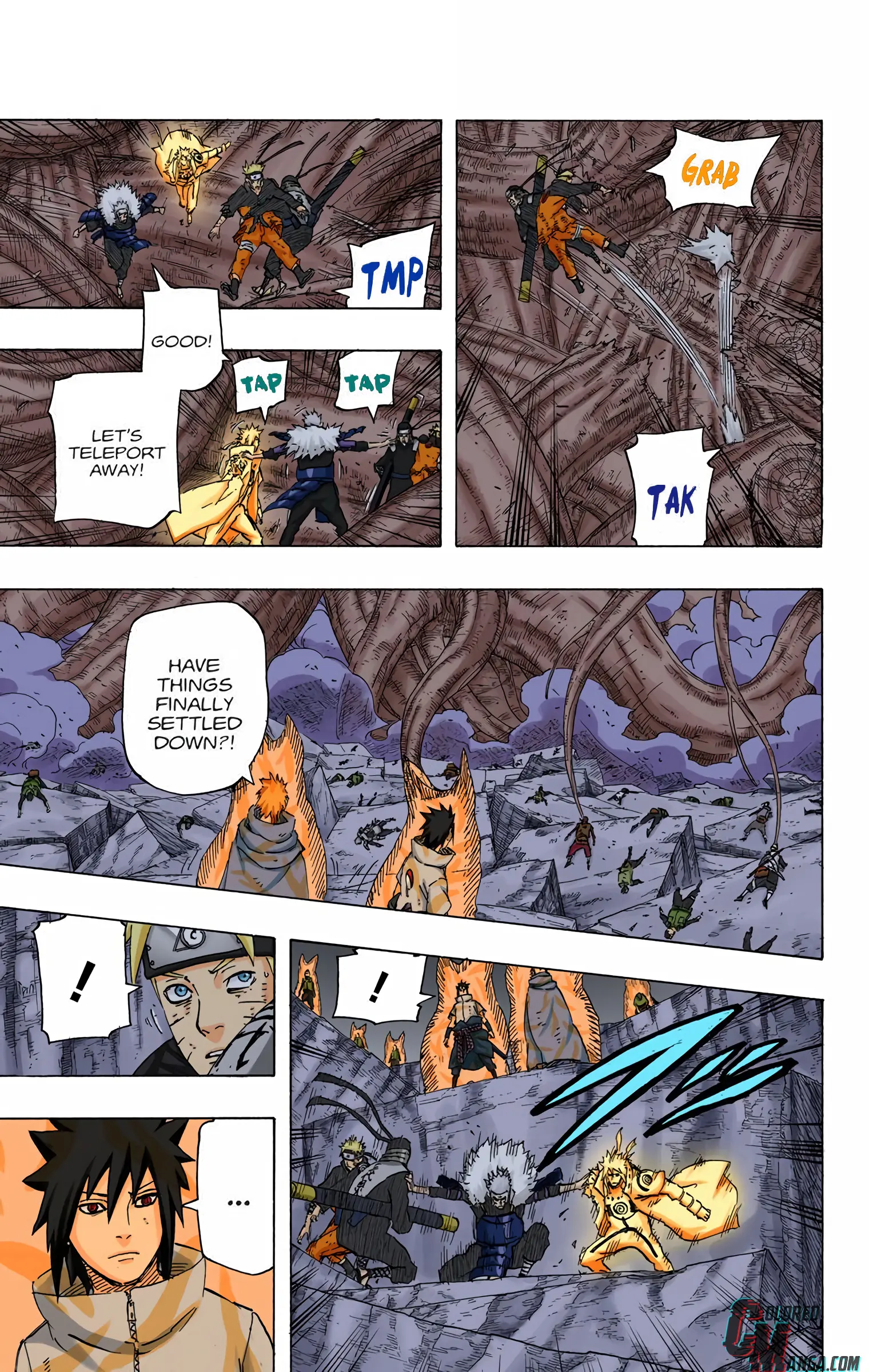 Naruto Colored Manga Online, chapter 646, page 14