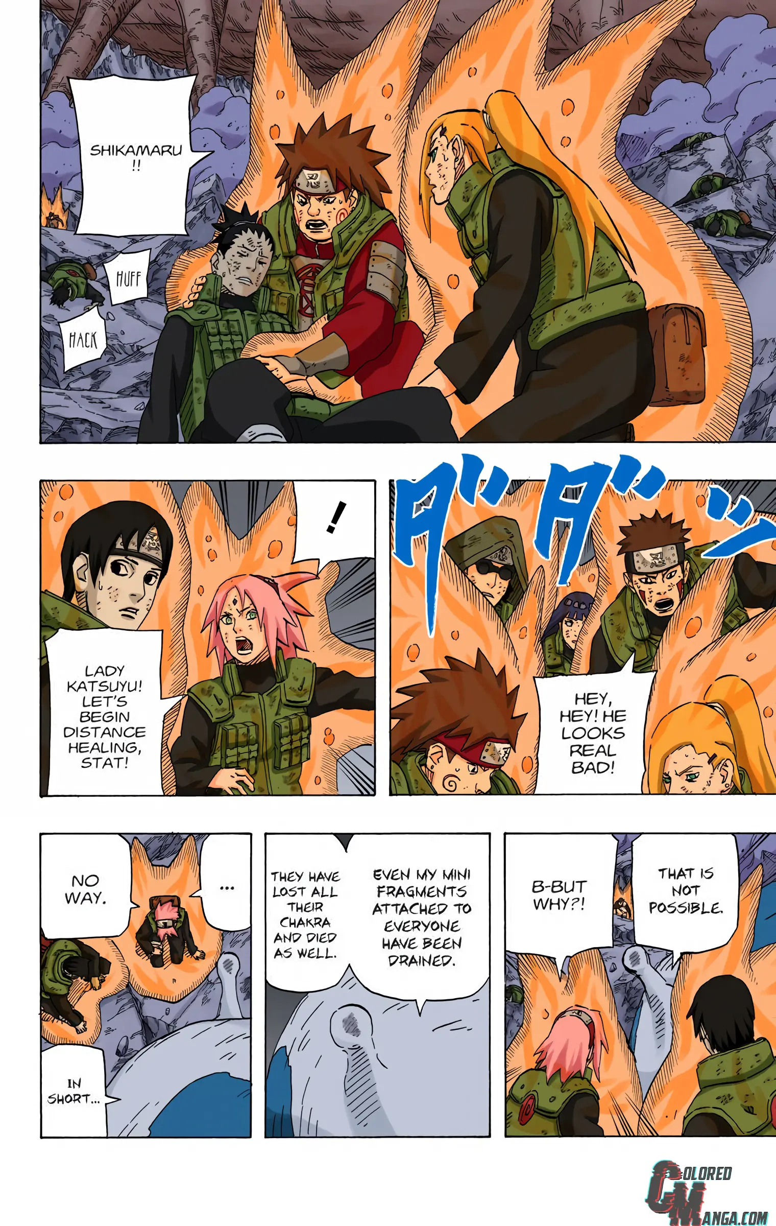 Naruto Colored Manga Online, chapter 647, page 2
