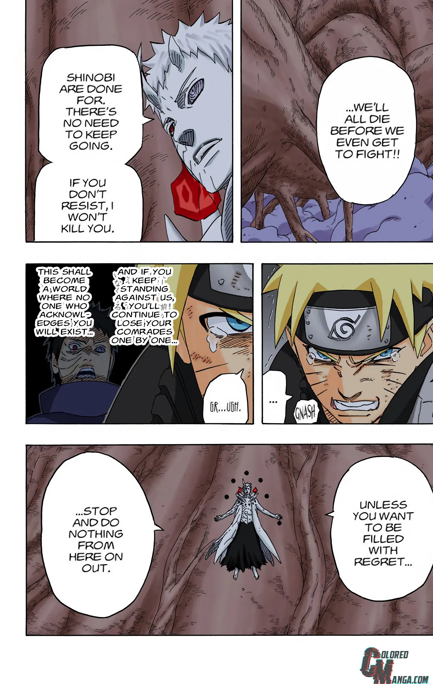 Naruto Colored Manga Online, chapter 647, page 4