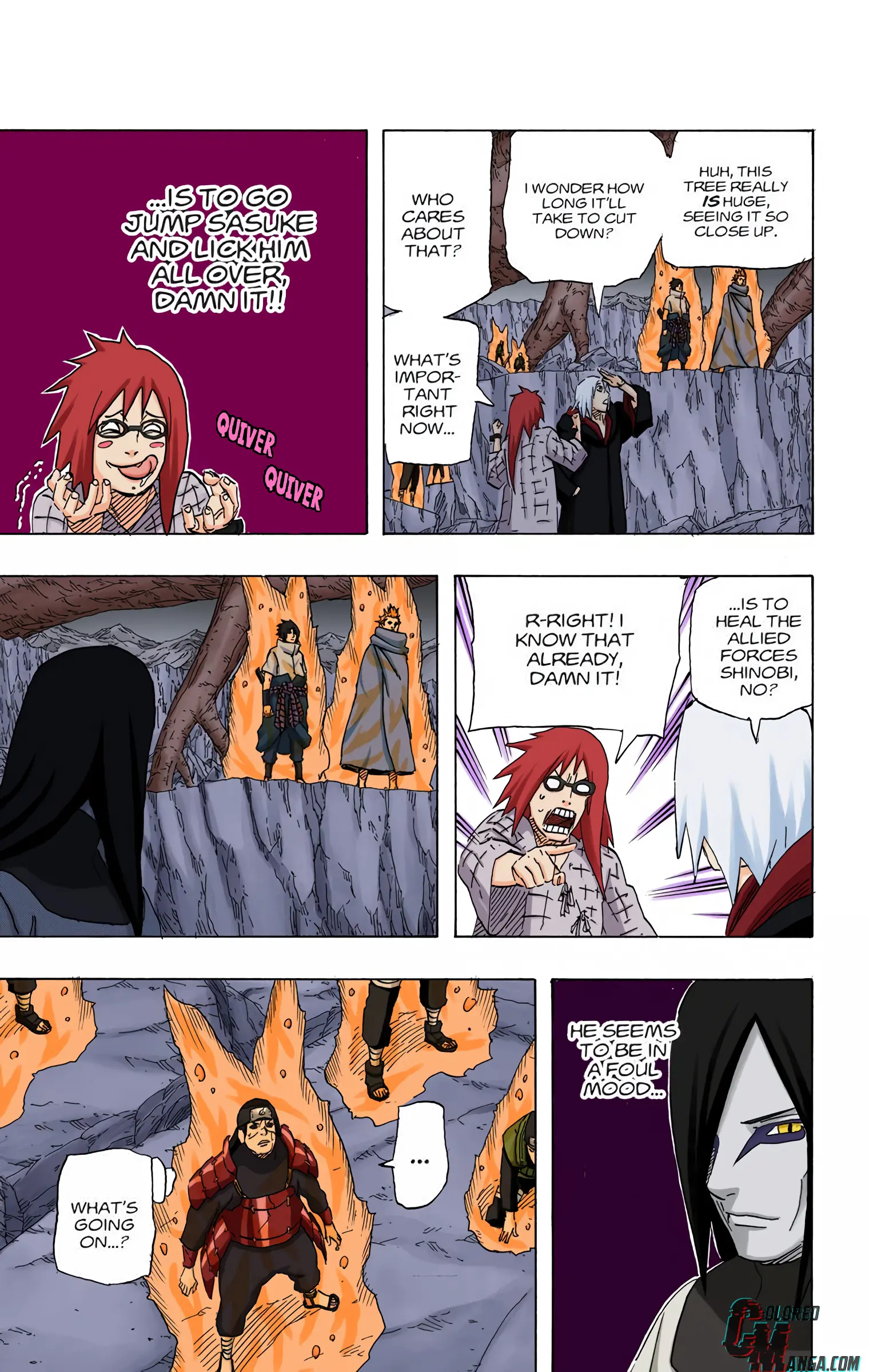 Naruto Colored Manga Online, chapter 647, page 7