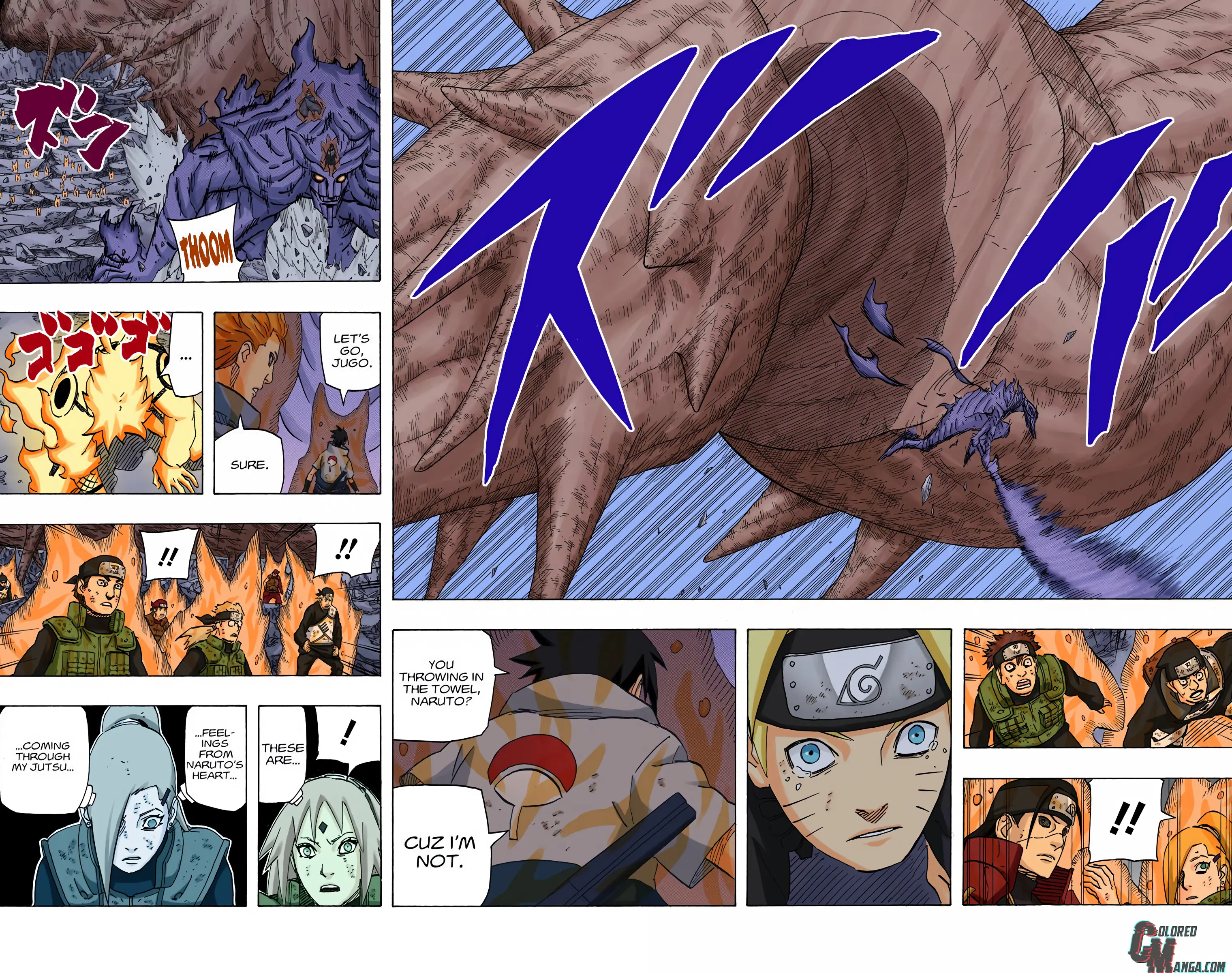 Naruto Colored Manga Online, chapter 647, page 14