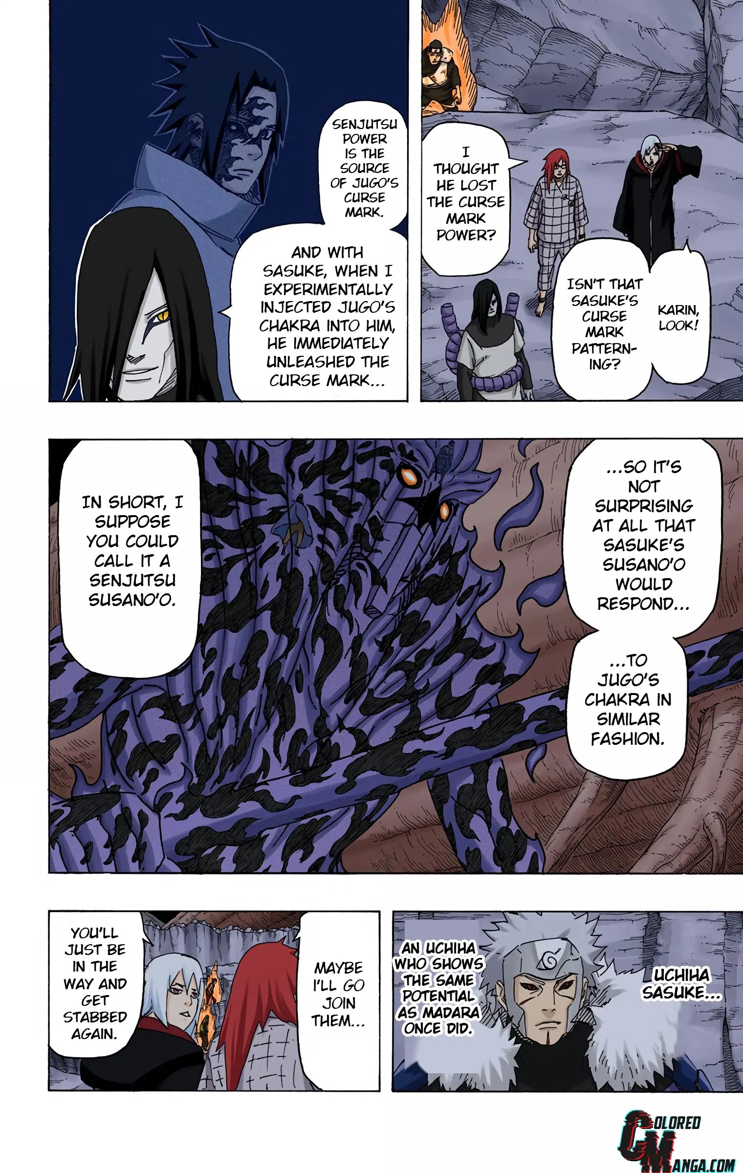 Naruto Colored Manga Online, chapter 648, page 9