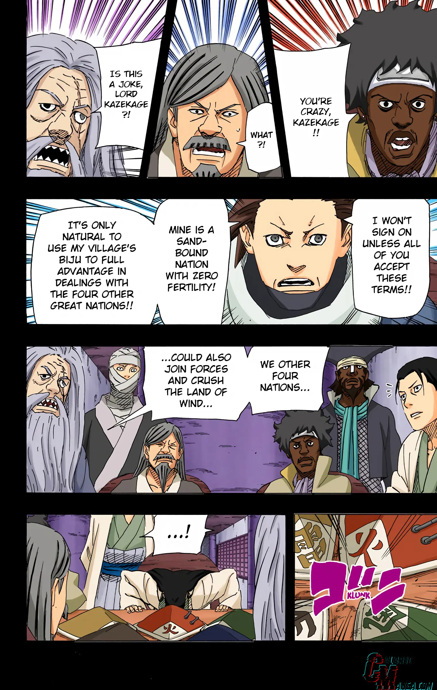 Naruto Colored Manga Online, chapter 648, page 17