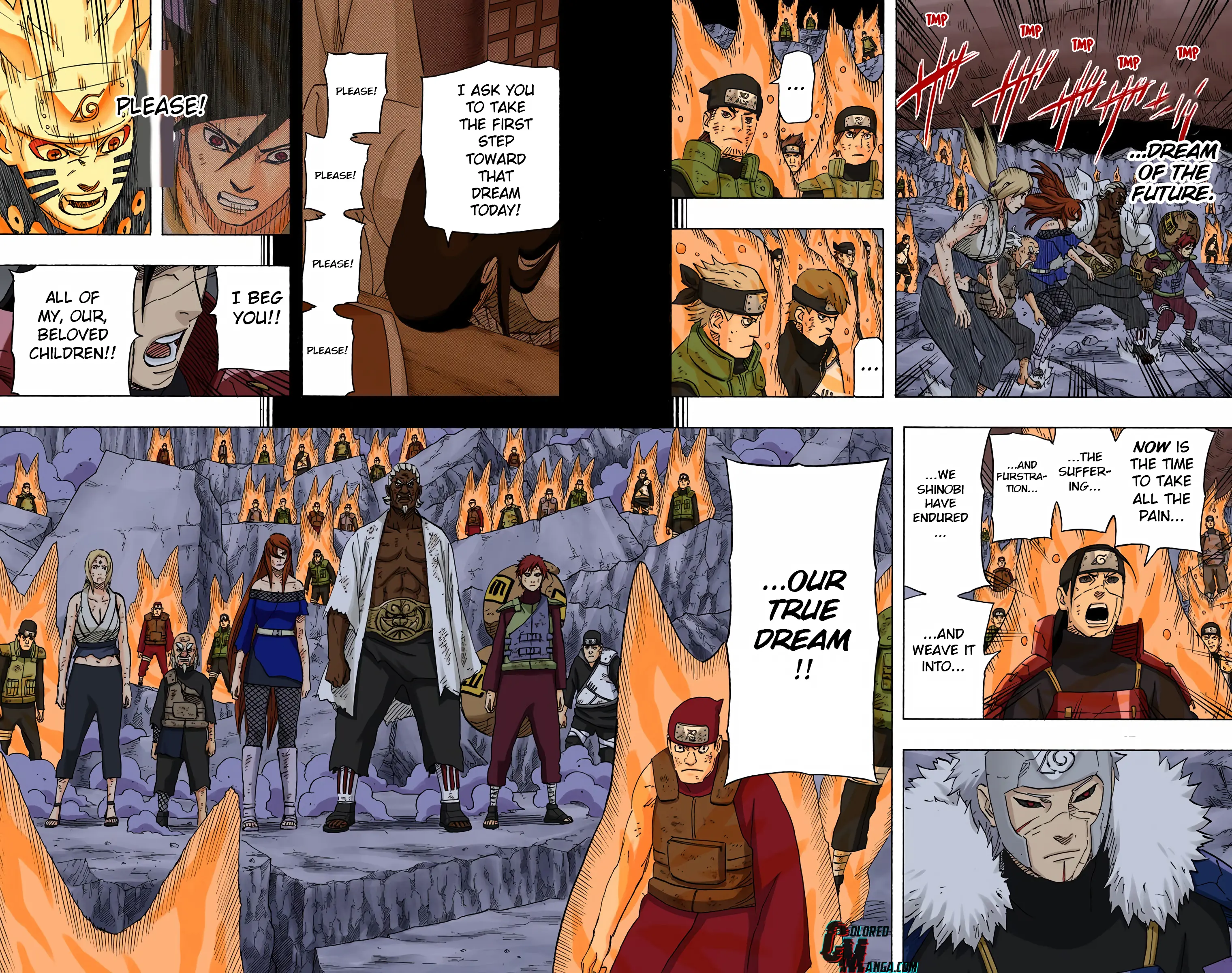 Naruto Colored Manga Online, chapter 648, page 20