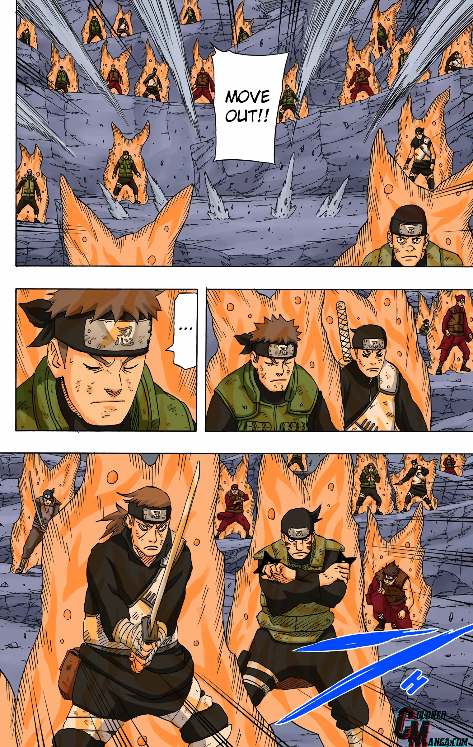 Naruto Colored Manga Online, chapter 649, page 2