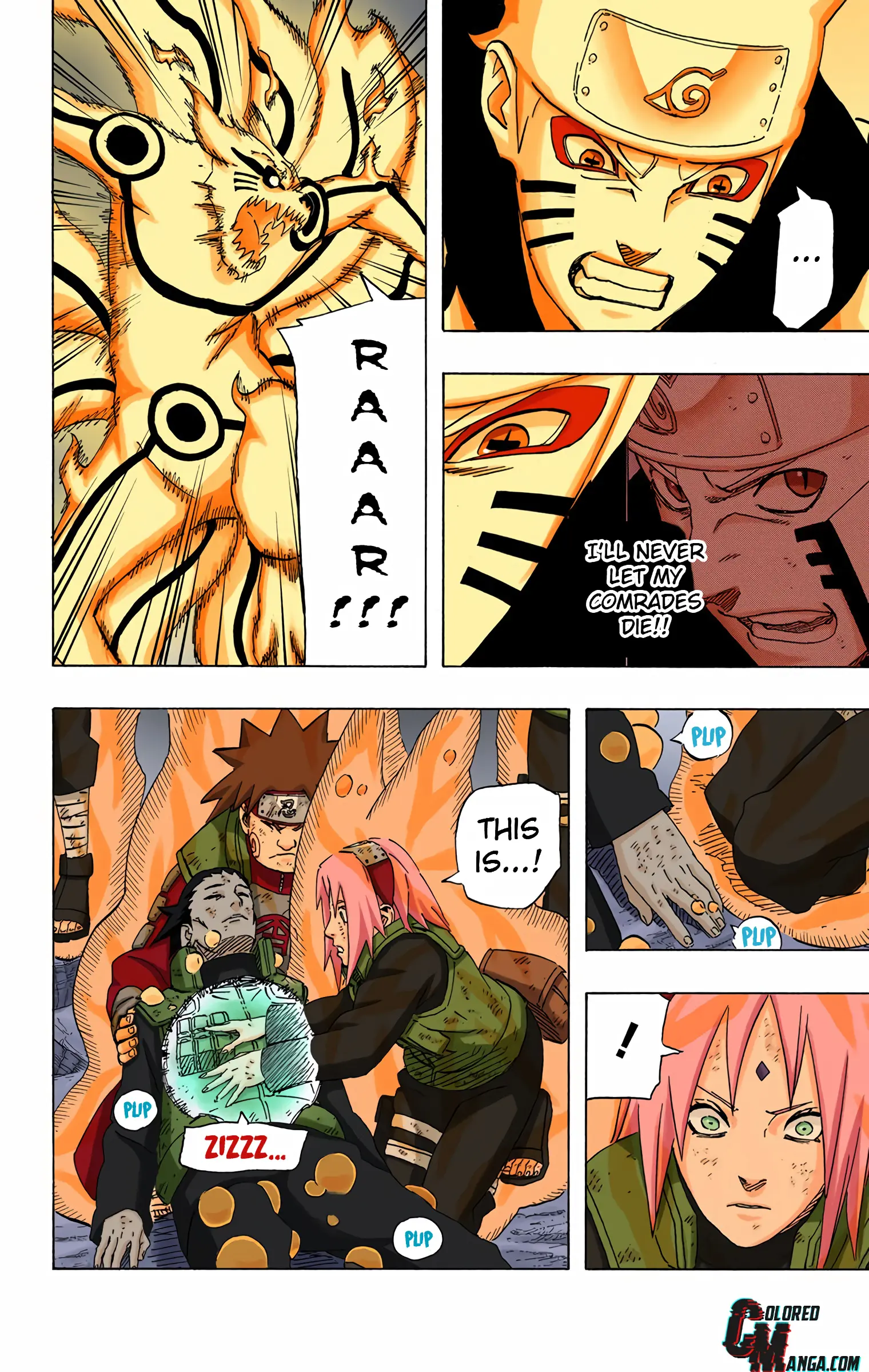 Naruto Colored Manga Online, chapter 649, page 6