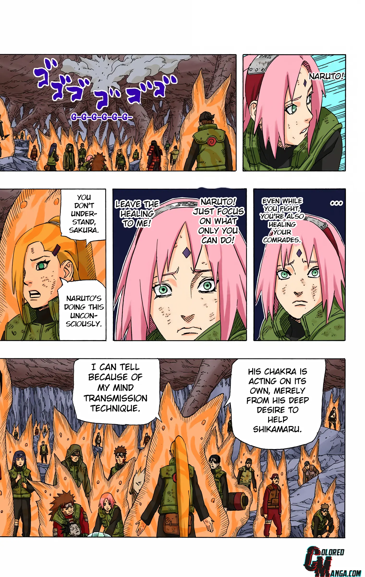 Naruto Colored Manga Online, chapter 649, page 7