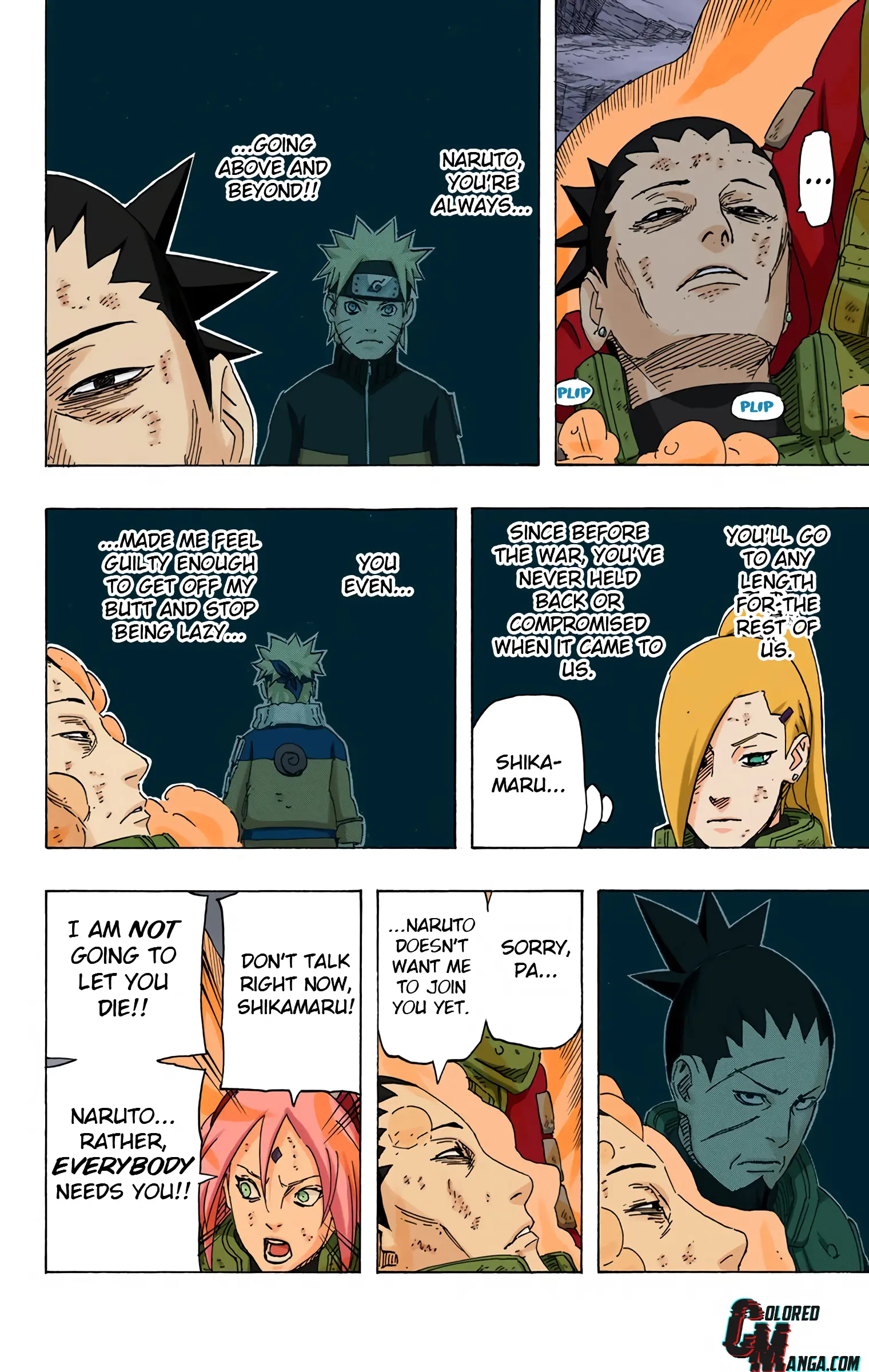 Naruto Colored Manga Online, chapter 649, page 8