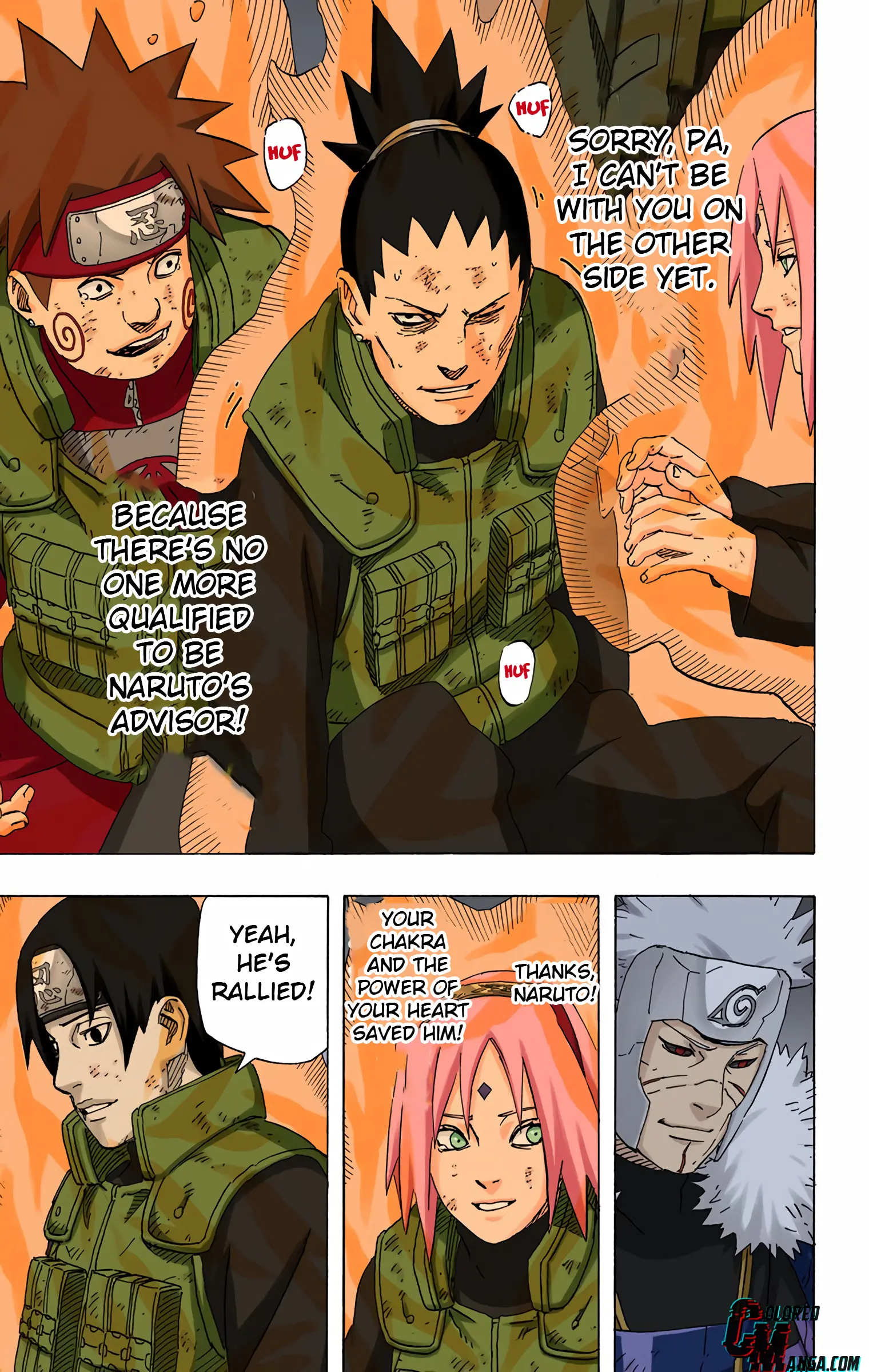 Naruto Colored Manga Online, chapter 649, page 11