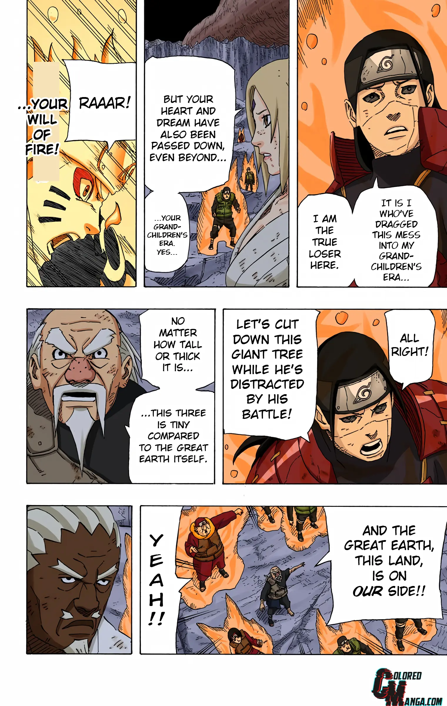 Naruto Colored Manga Online, chapter 649, page 14