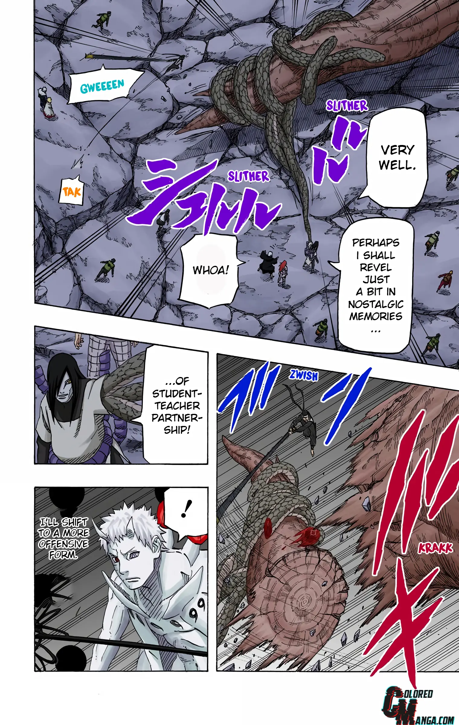 Naruto Colored Manga Online, chapter 650, page 4