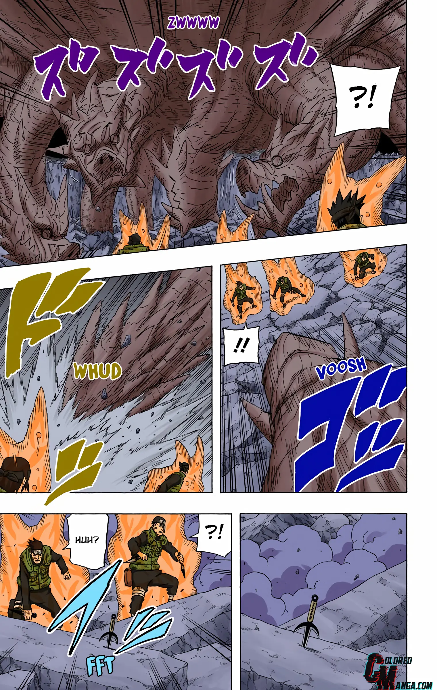 Naruto Colored Manga Online, chapter 650, page 5