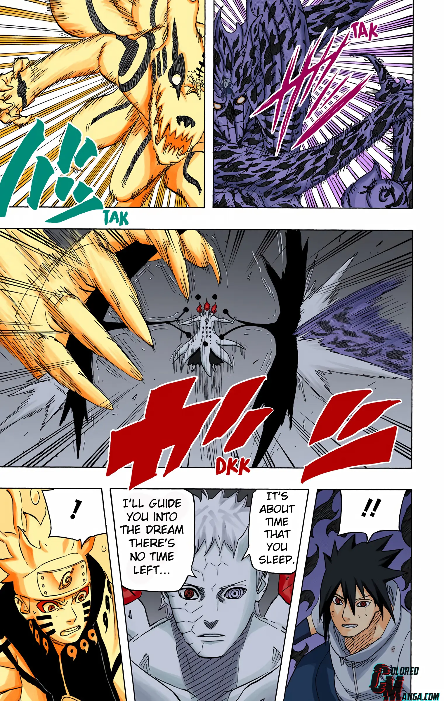 Naruto Colored Manga Online, chapter 650, page 8