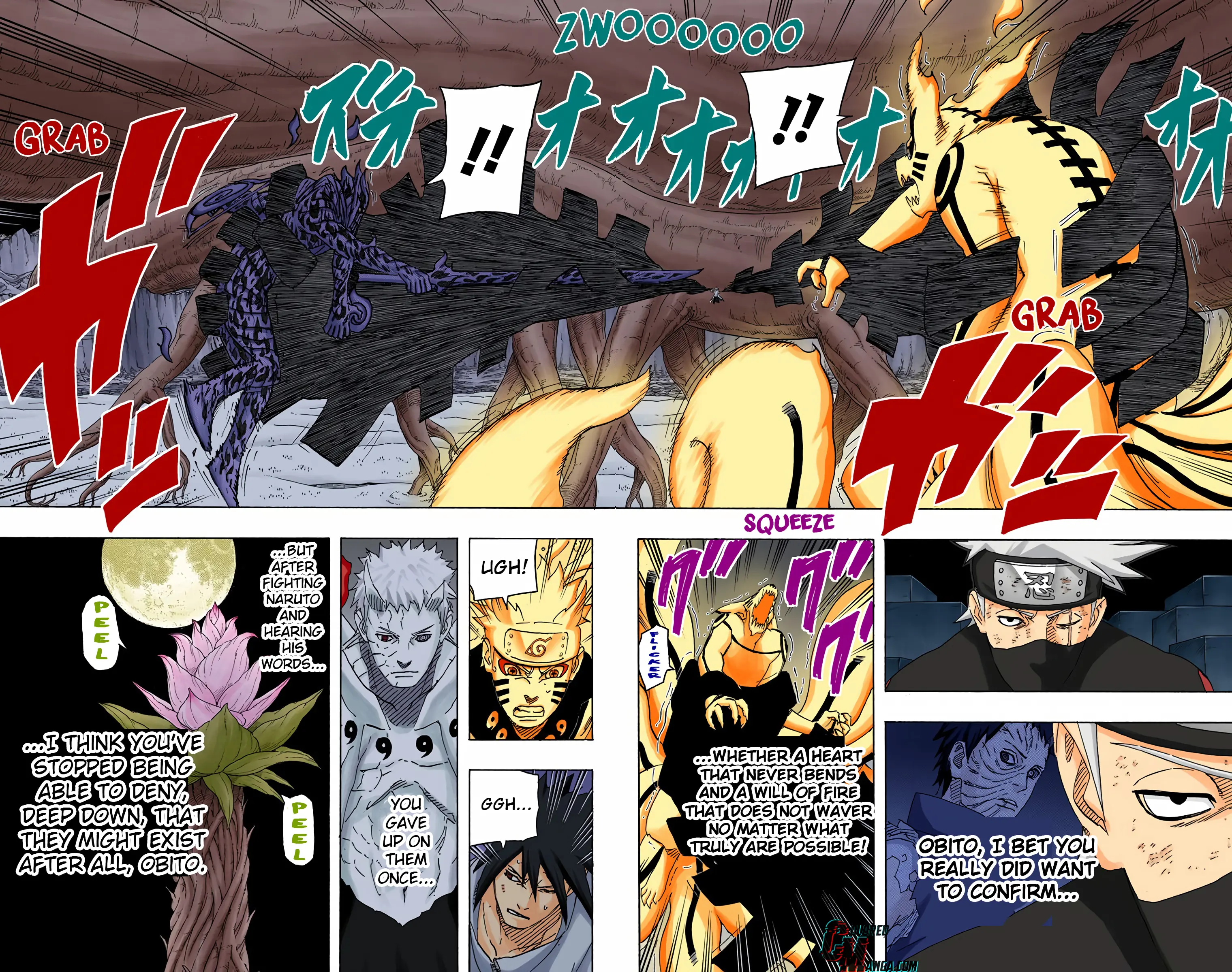 Naruto Colored Manga Online, chapter 650, page 9