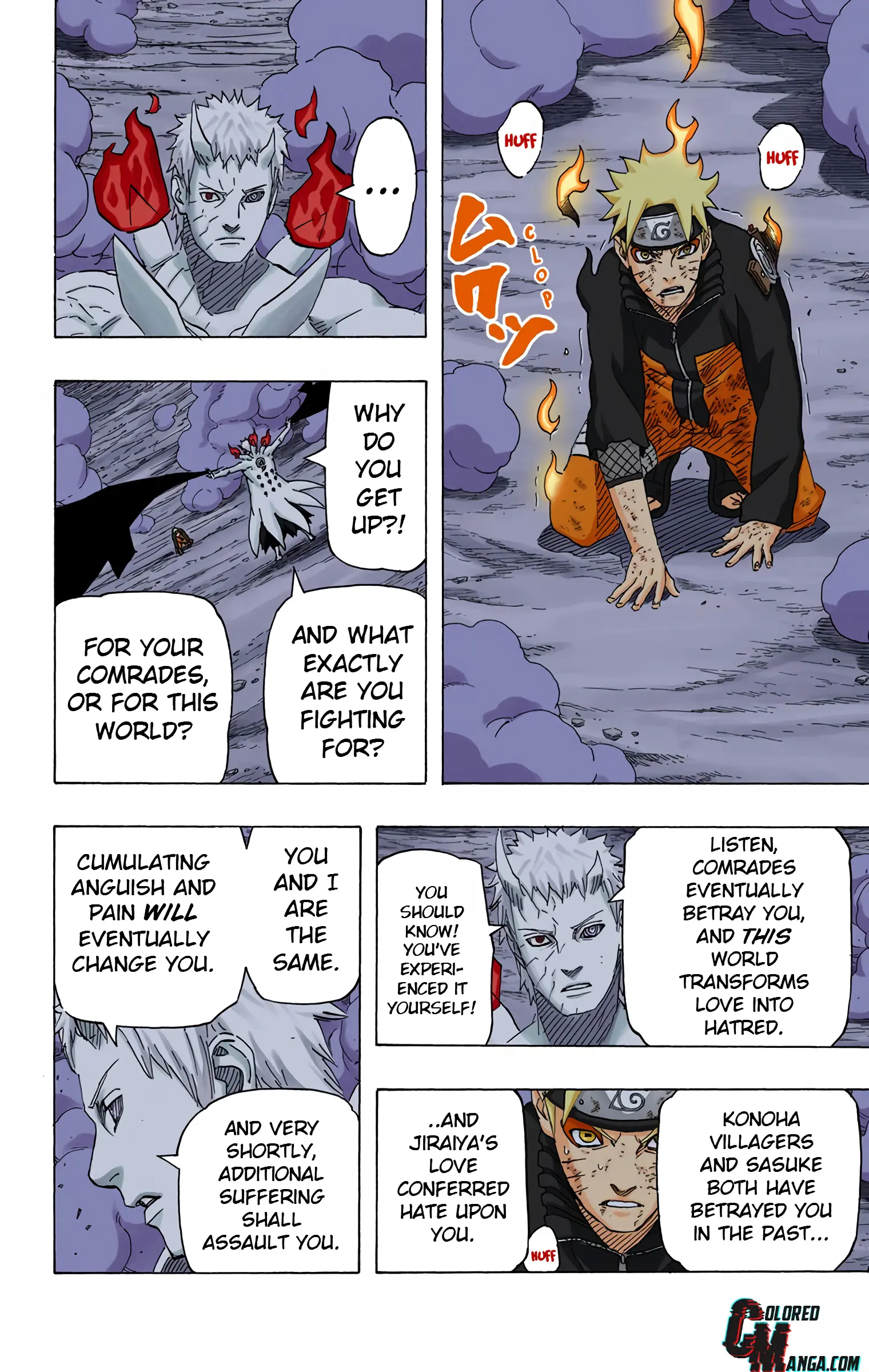 Naruto Colored Manga Online, chapter 650, page 12