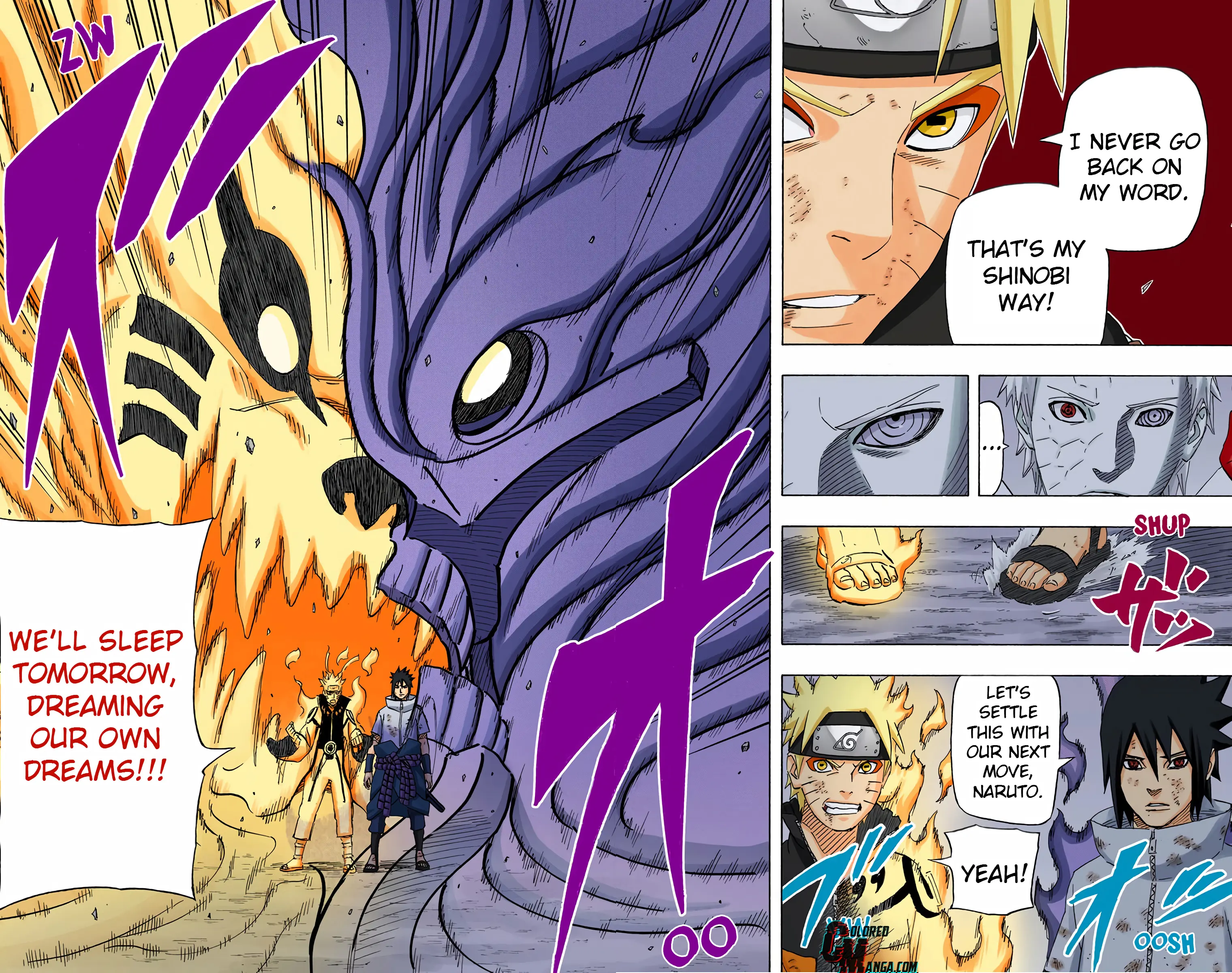 Naruto Colored Manga Online, chapter 650, page 14