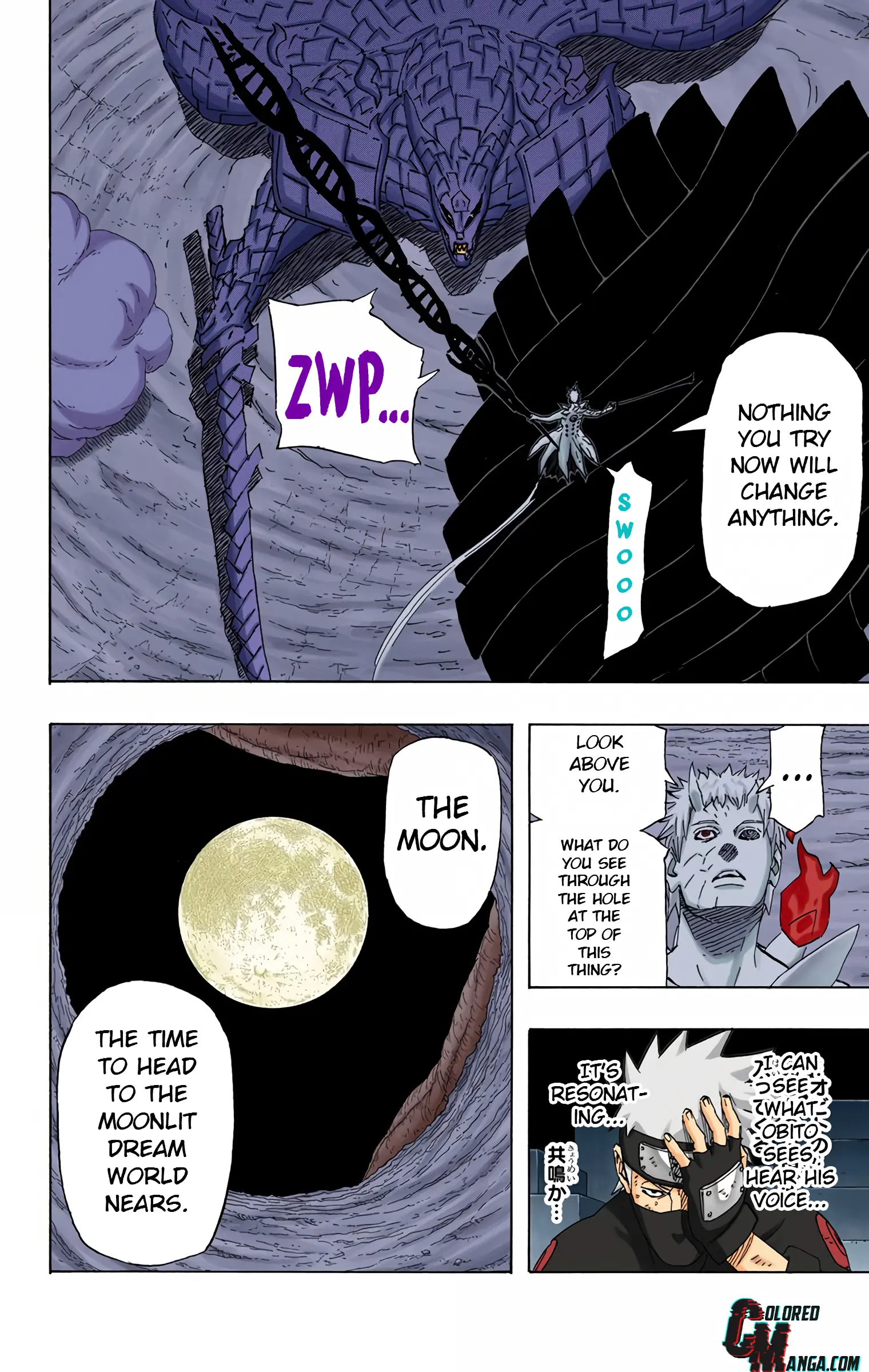 Naruto Colored Manga Online, chapter 651, page 3
