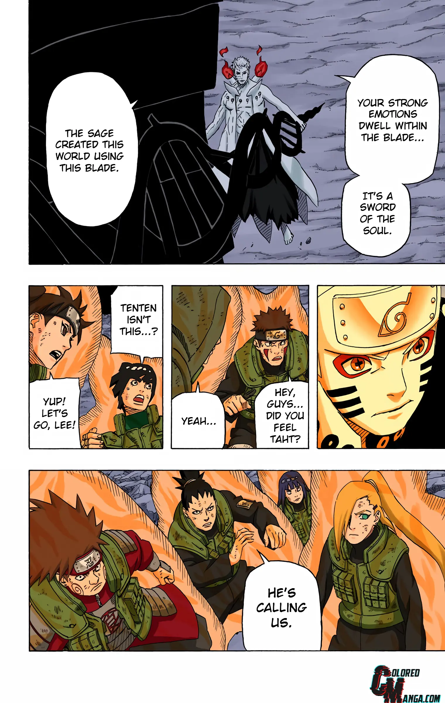 Naruto Colored Manga Online, chapter 651, page 5