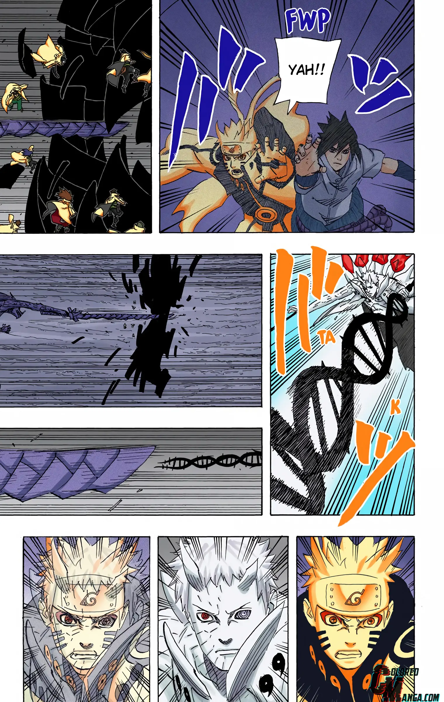 Naruto Colored Manga Online, chapter 651, page 11