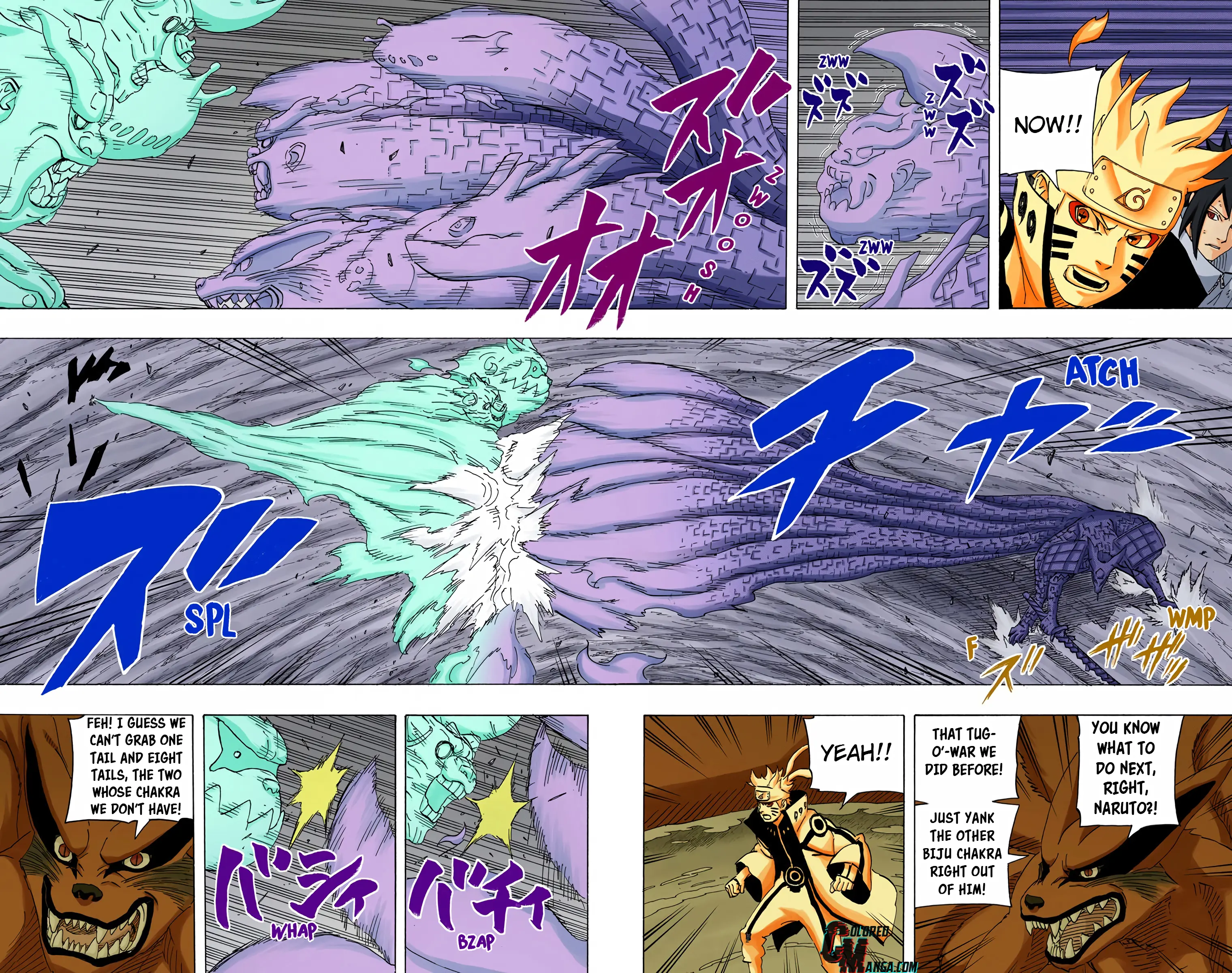 Naruto Colored Manga Online, chapter 652, page 5