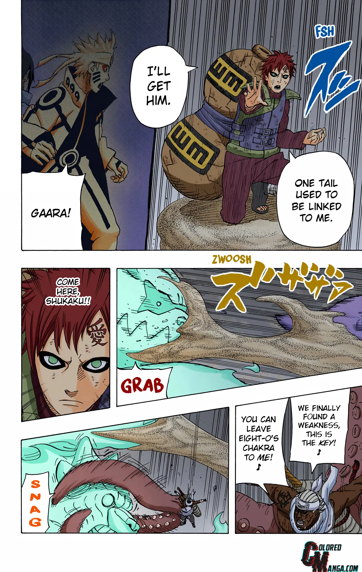 Naruto Colored Manga Online, chapter 652, page 6