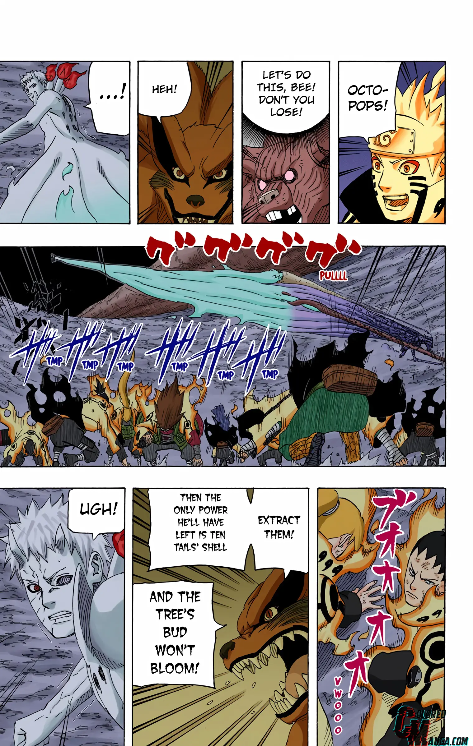 Naruto Colored Manga Online, chapter 652, page 7