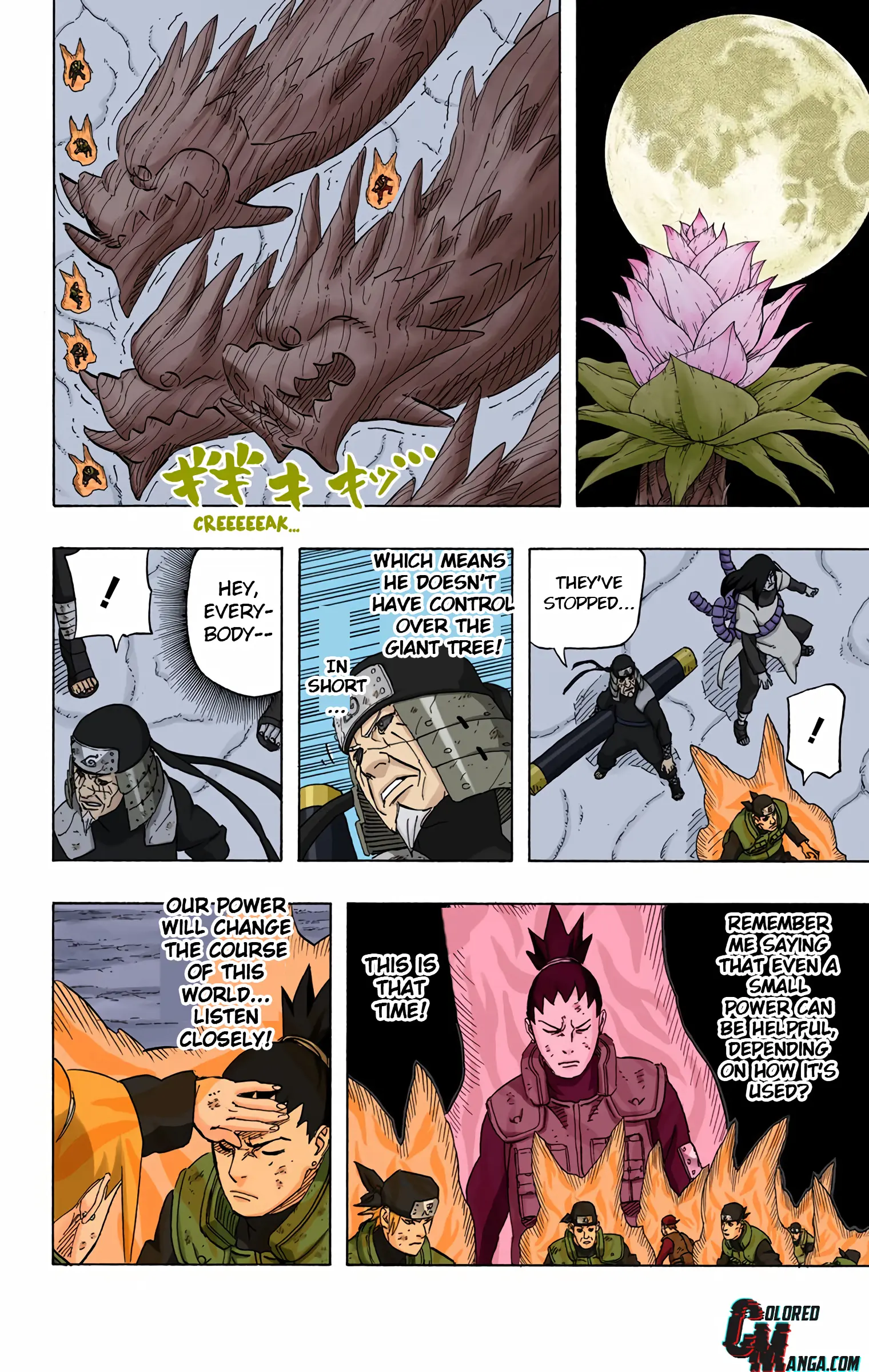Naruto Colored Manga Online, chapter 652, page 8