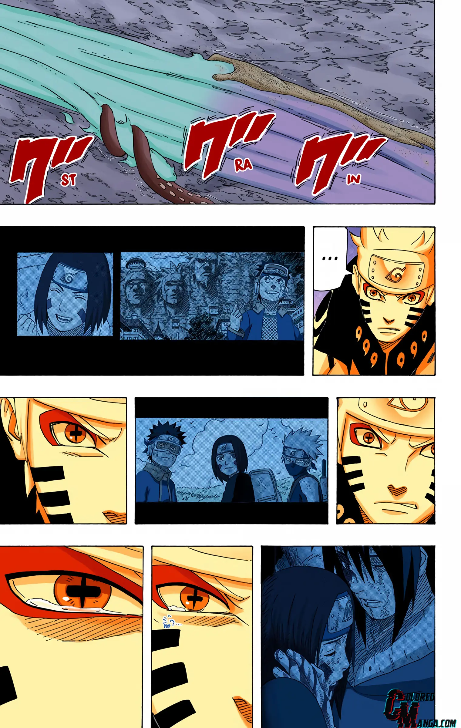 Naruto Colored Manga Online, chapter 652, page 9