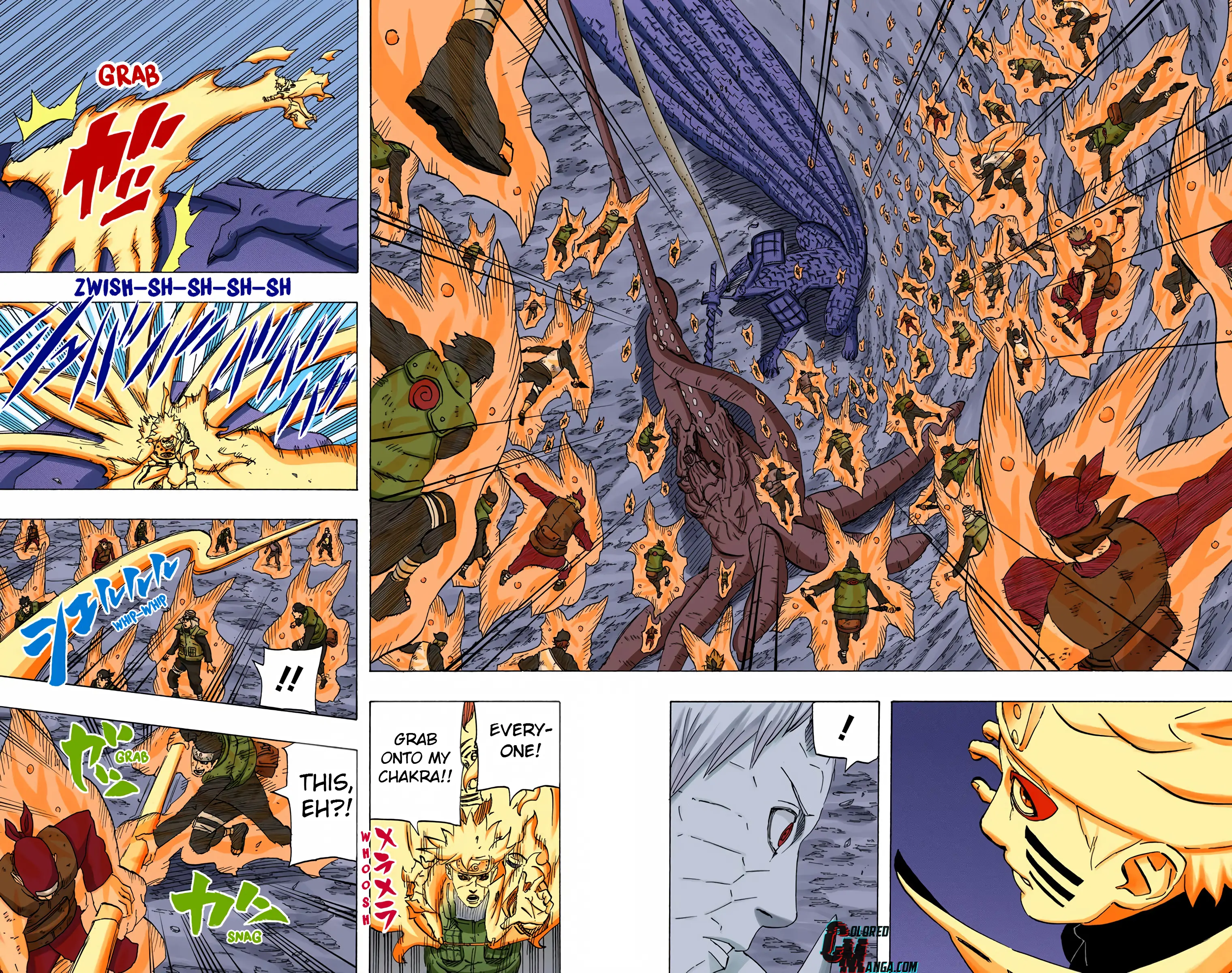 Naruto Colored Manga Online, chapter 652, page 12