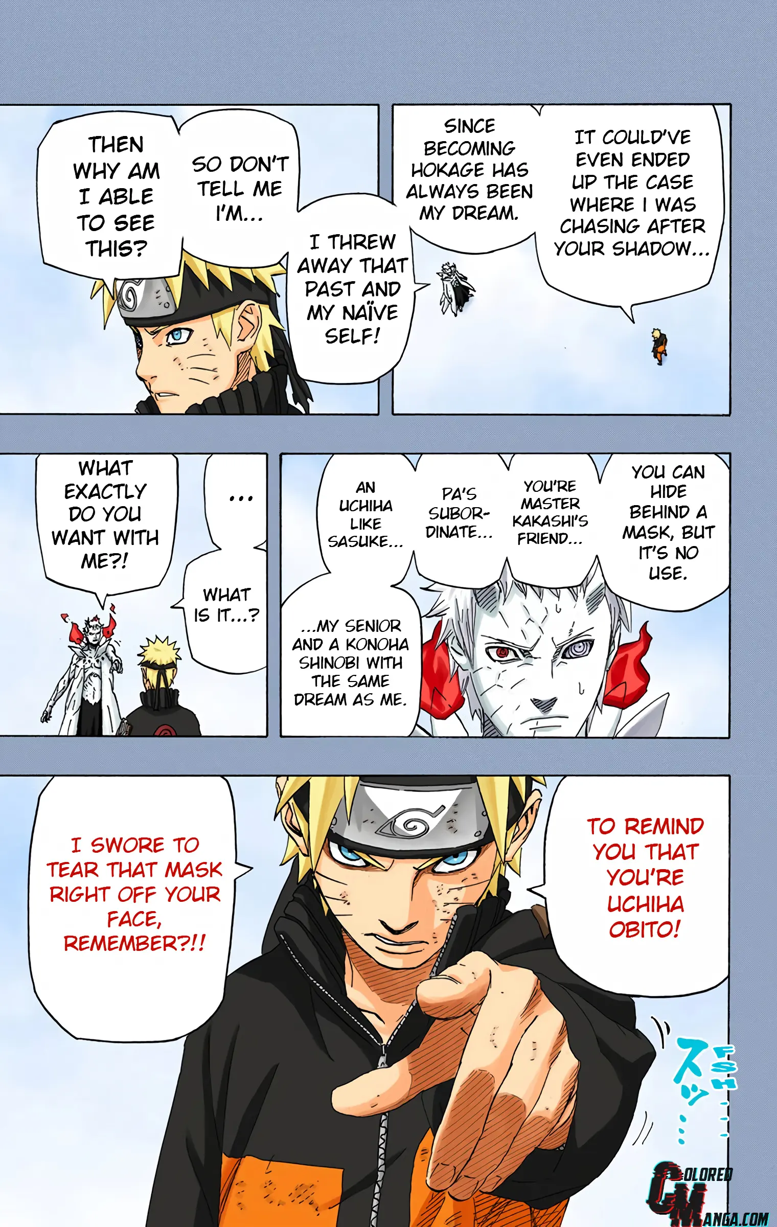 Naruto Colored Manga Online, chapter 652, page 17