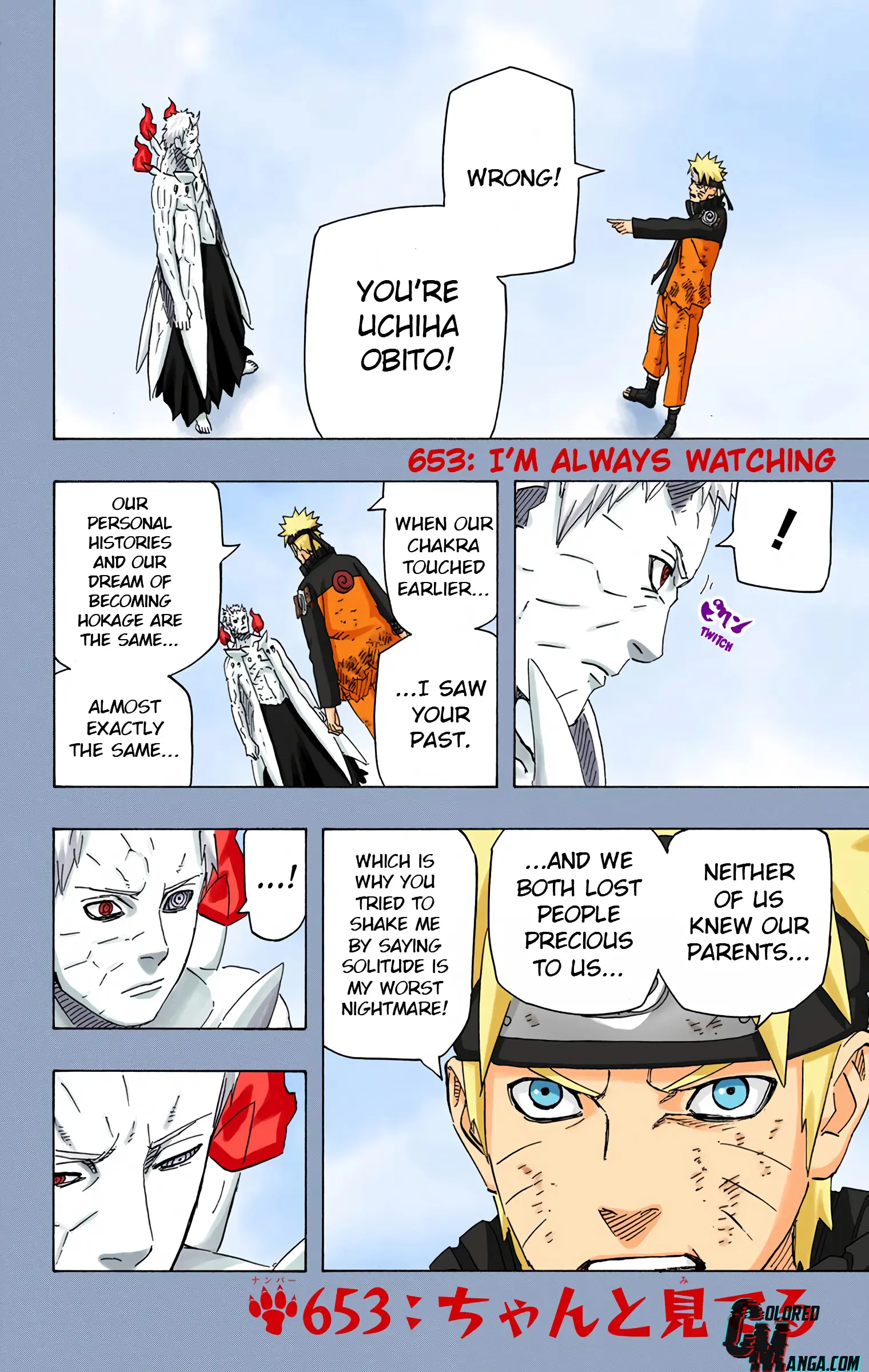 Naruto Colored Manga Online, chapter 653, page 2