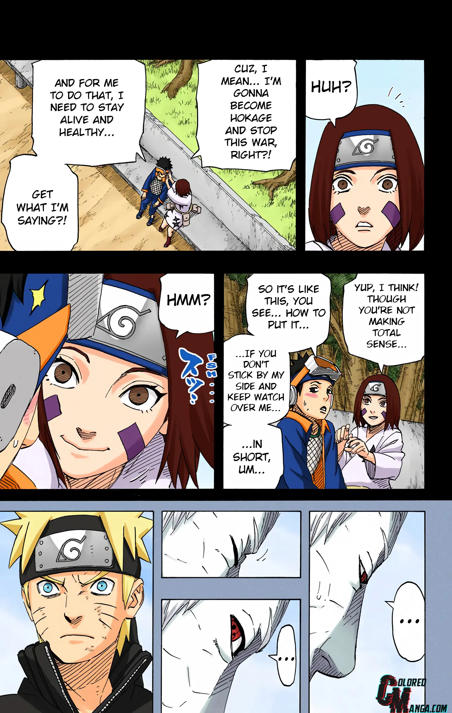 Naruto Colored Manga Online, chapter 653, page 7