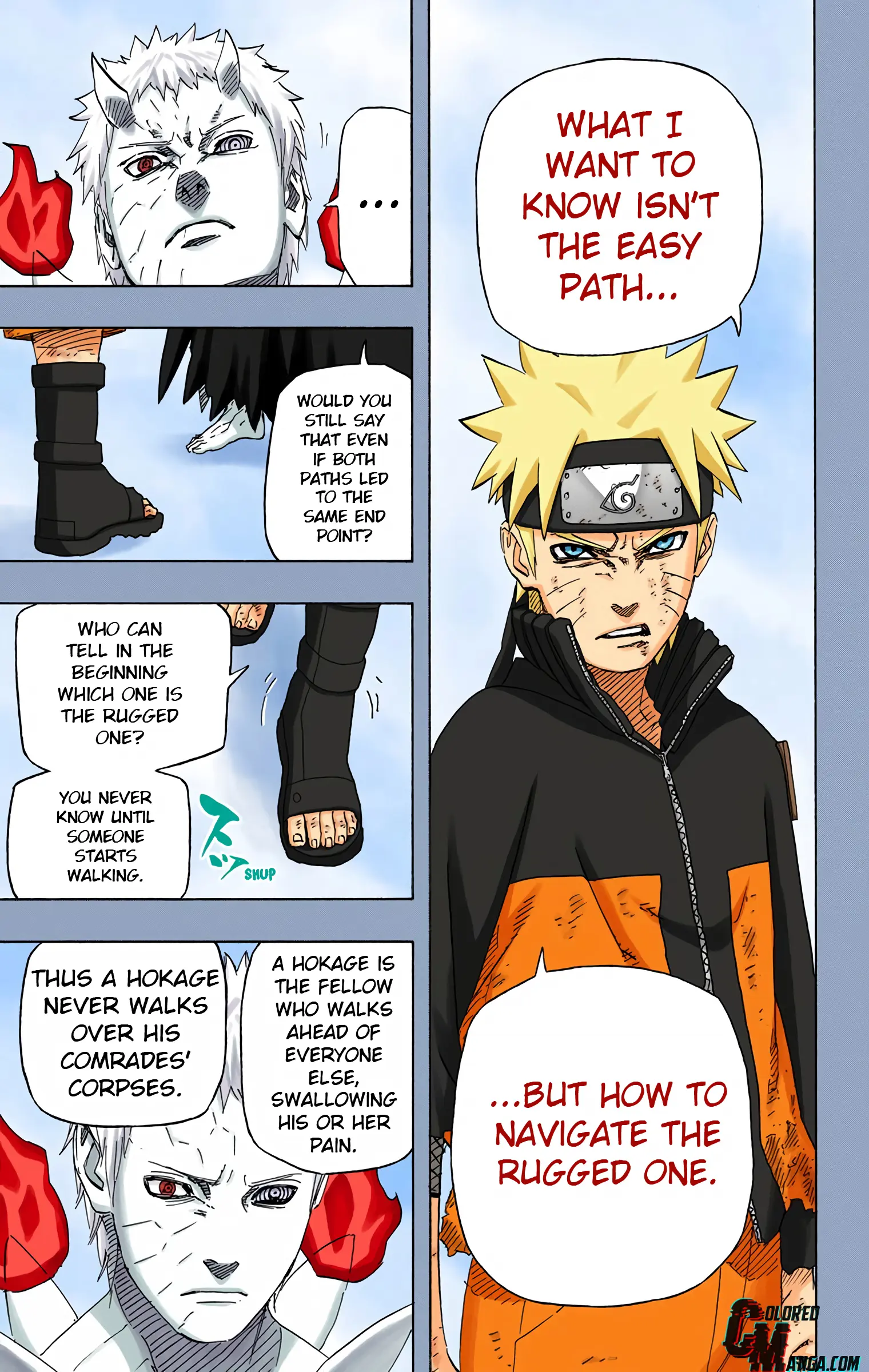 Naruto Colored Manga Online, chapter 653, page 9