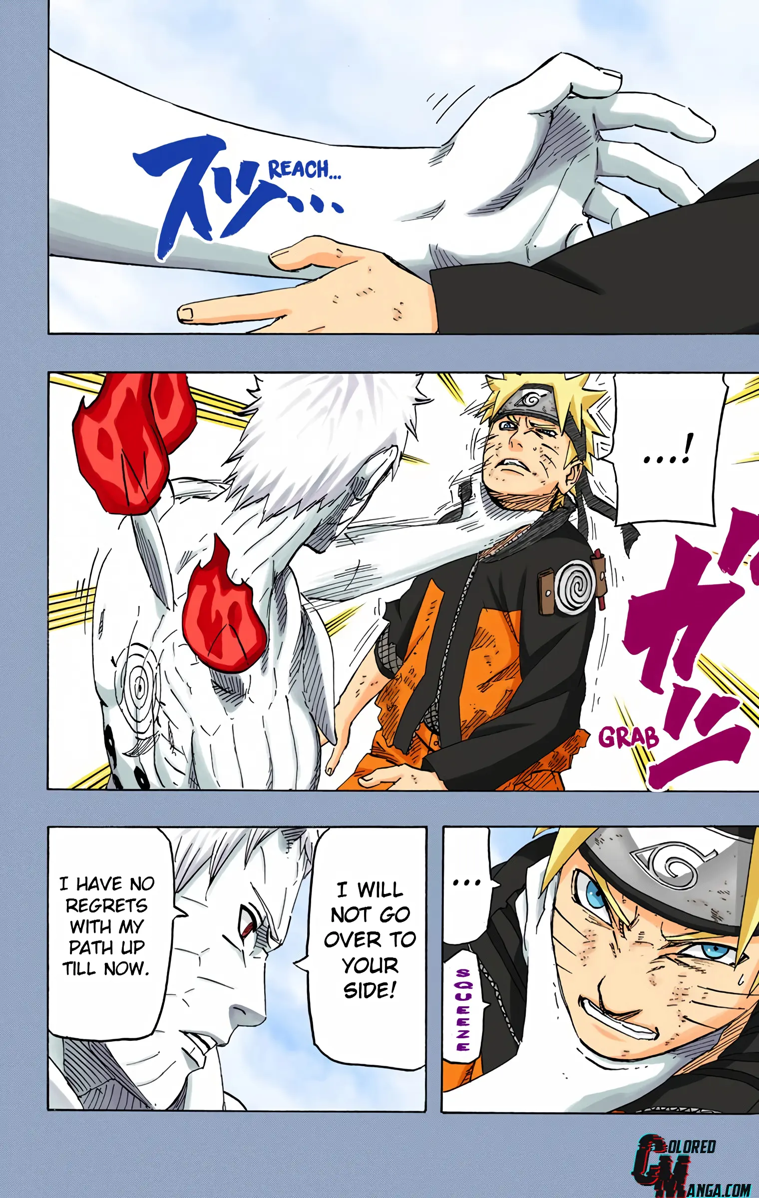 Naruto Colored Manga Online, chapter 654, page 2