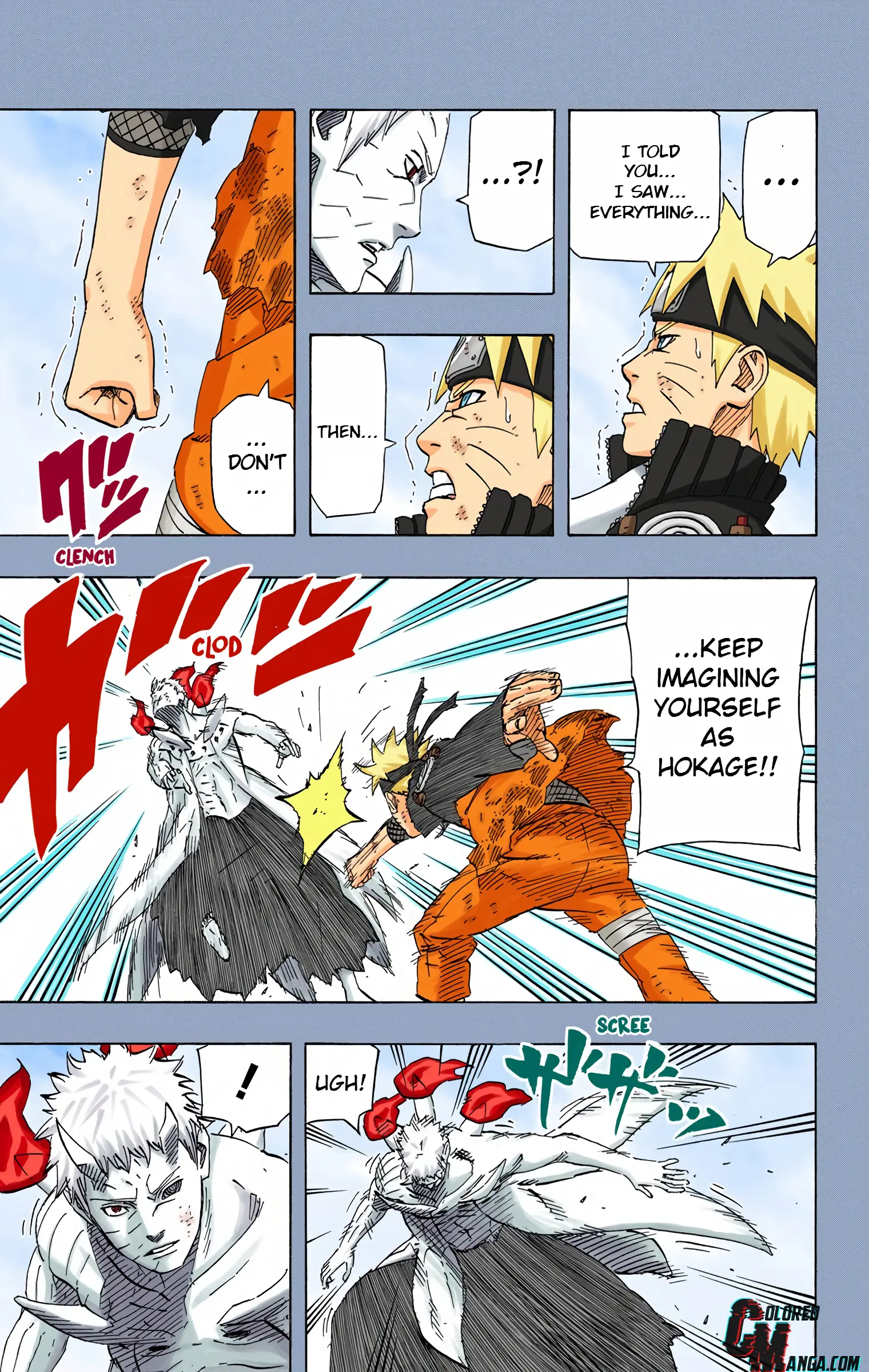 Naruto Colored Manga Online, chapter 654, page 3