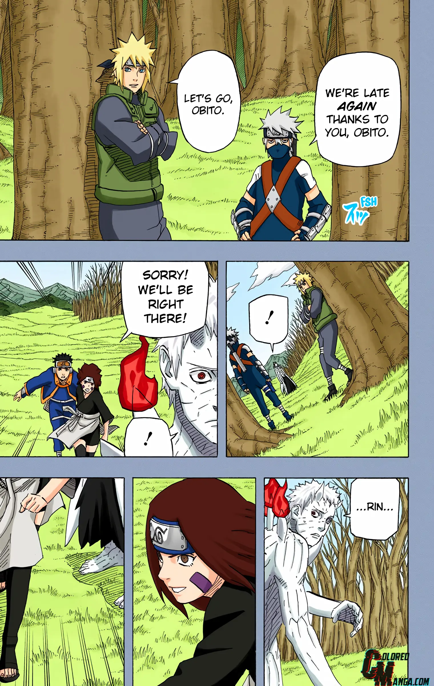 Naruto Colored Manga Online, chapter 654, page 5