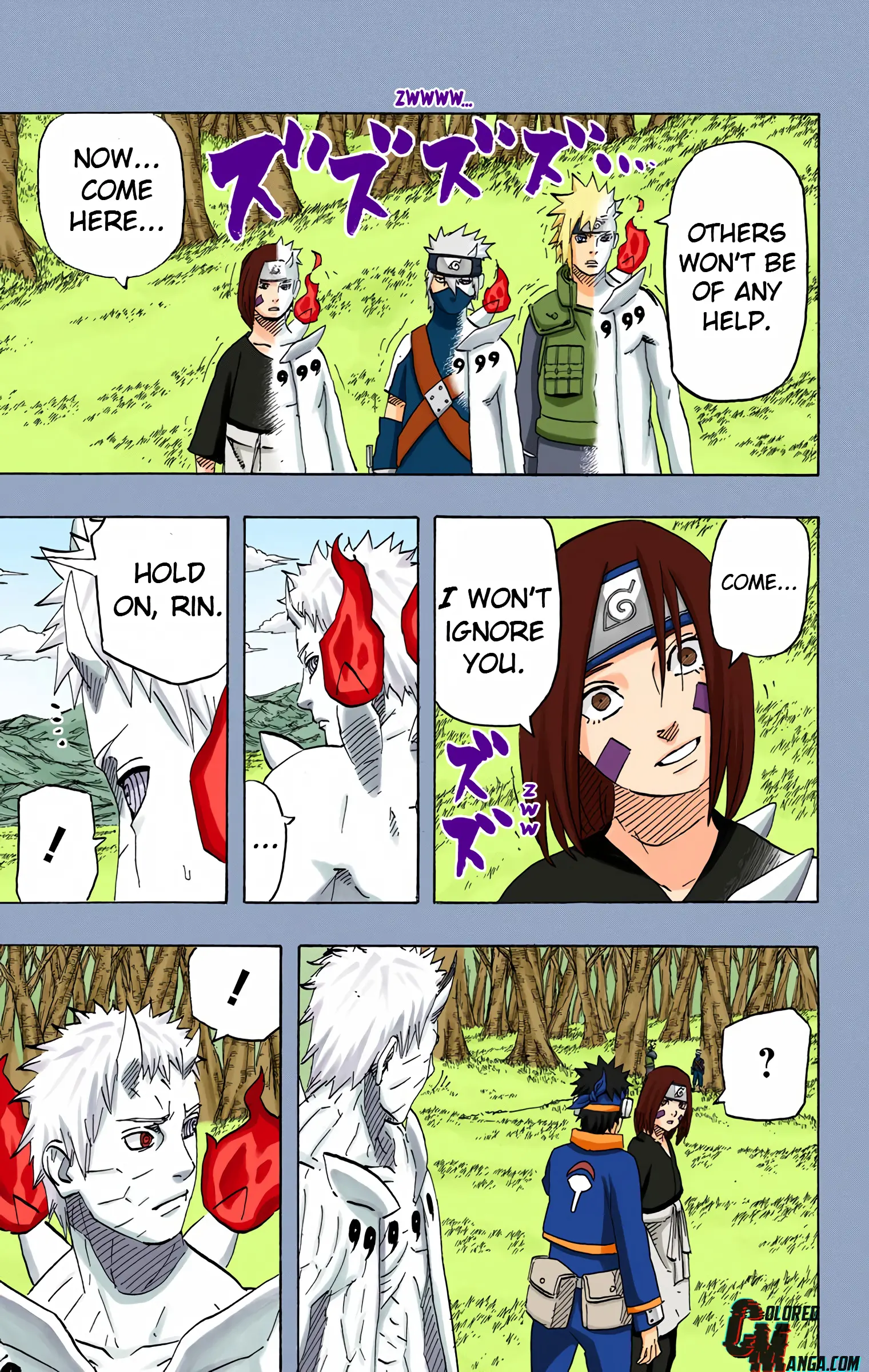 Naruto Colored Manga Online, chapter 654, page 7