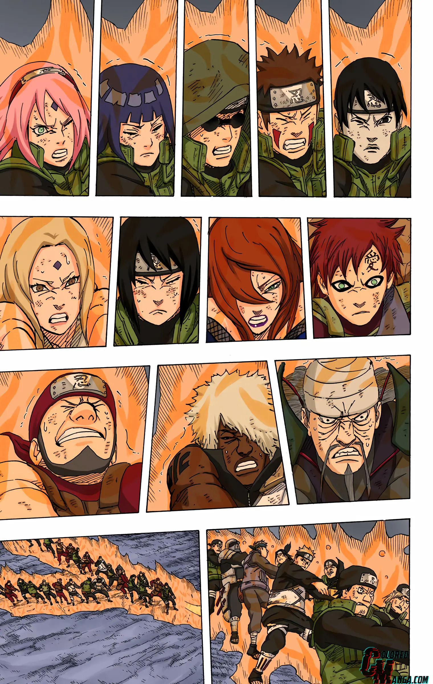 Naruto Colored Manga Online, chapter 654, page 11