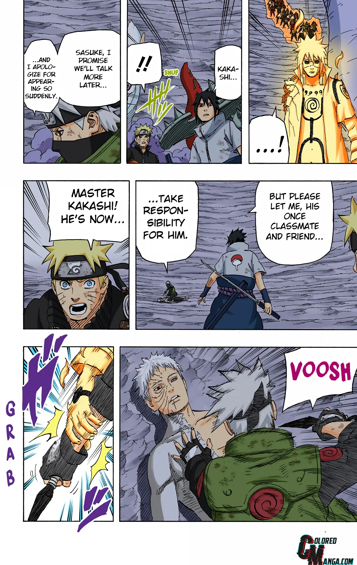 Naruto Colored Manga Online, chapter 655, page 4