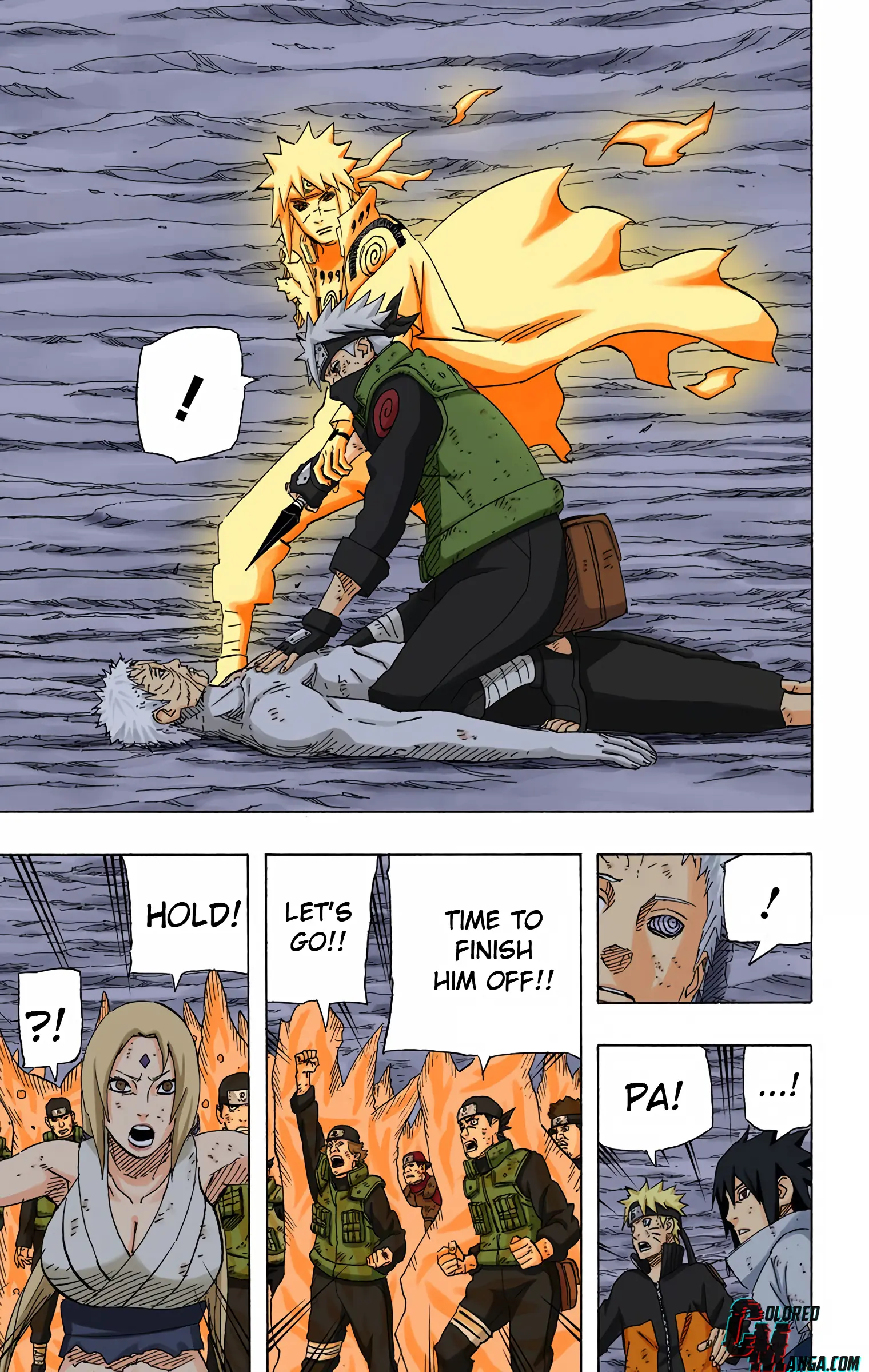 Naruto Colored Manga Online, chapter 655, page 5