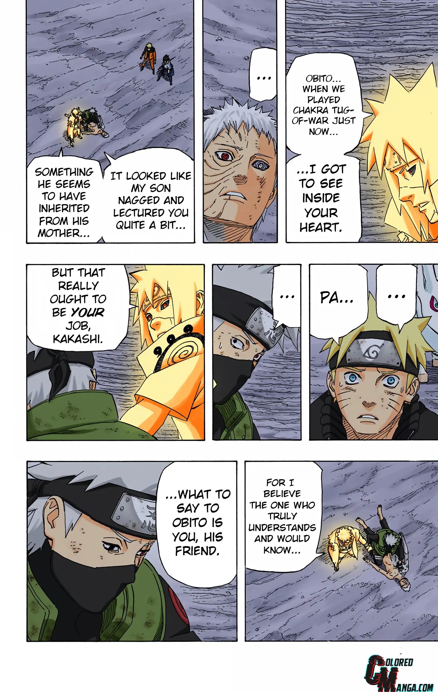 Naruto Colored Manga Online, chapter 655, page 6