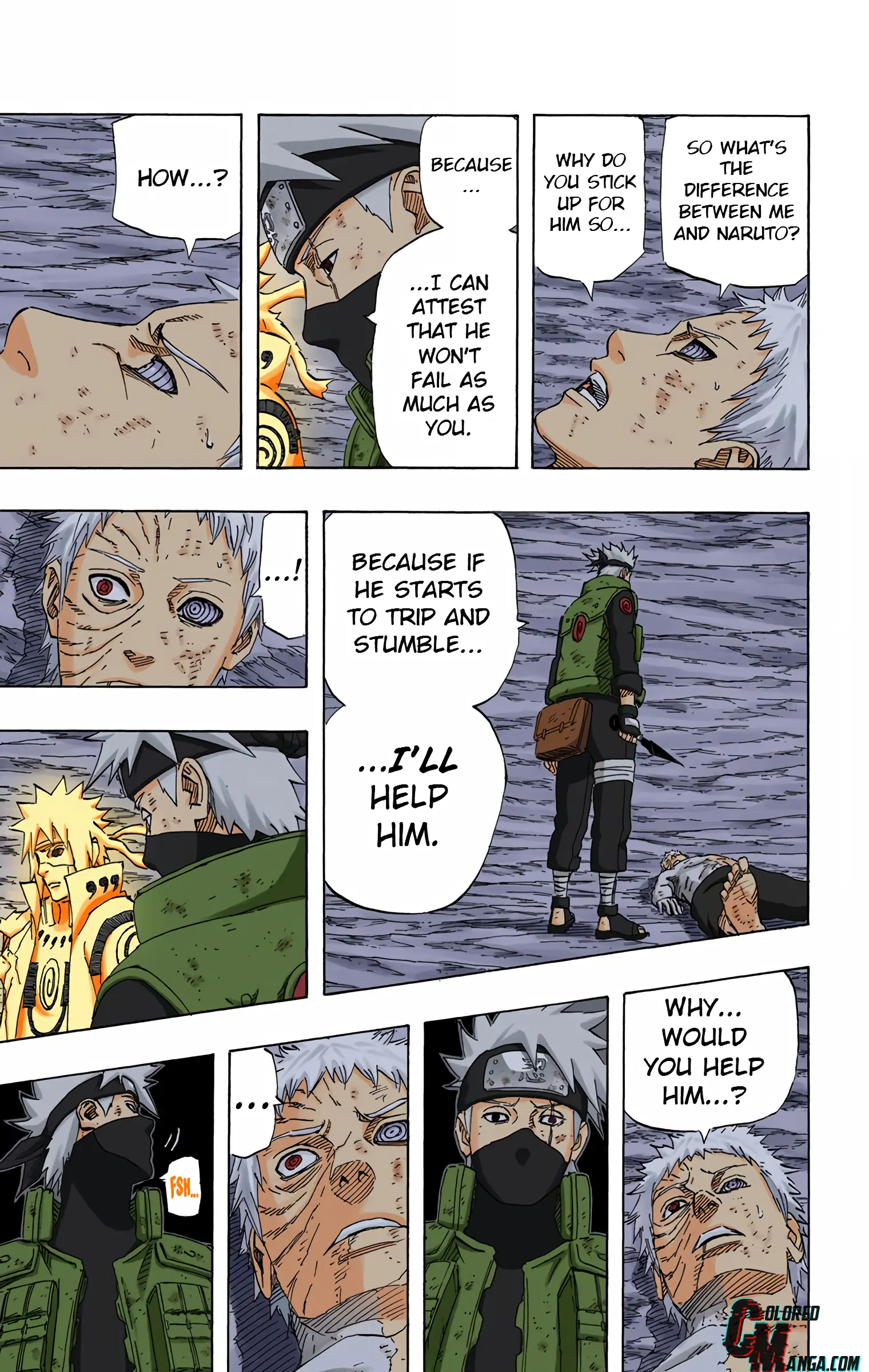 Naruto Colored Manga Online, chapter 655, page 13