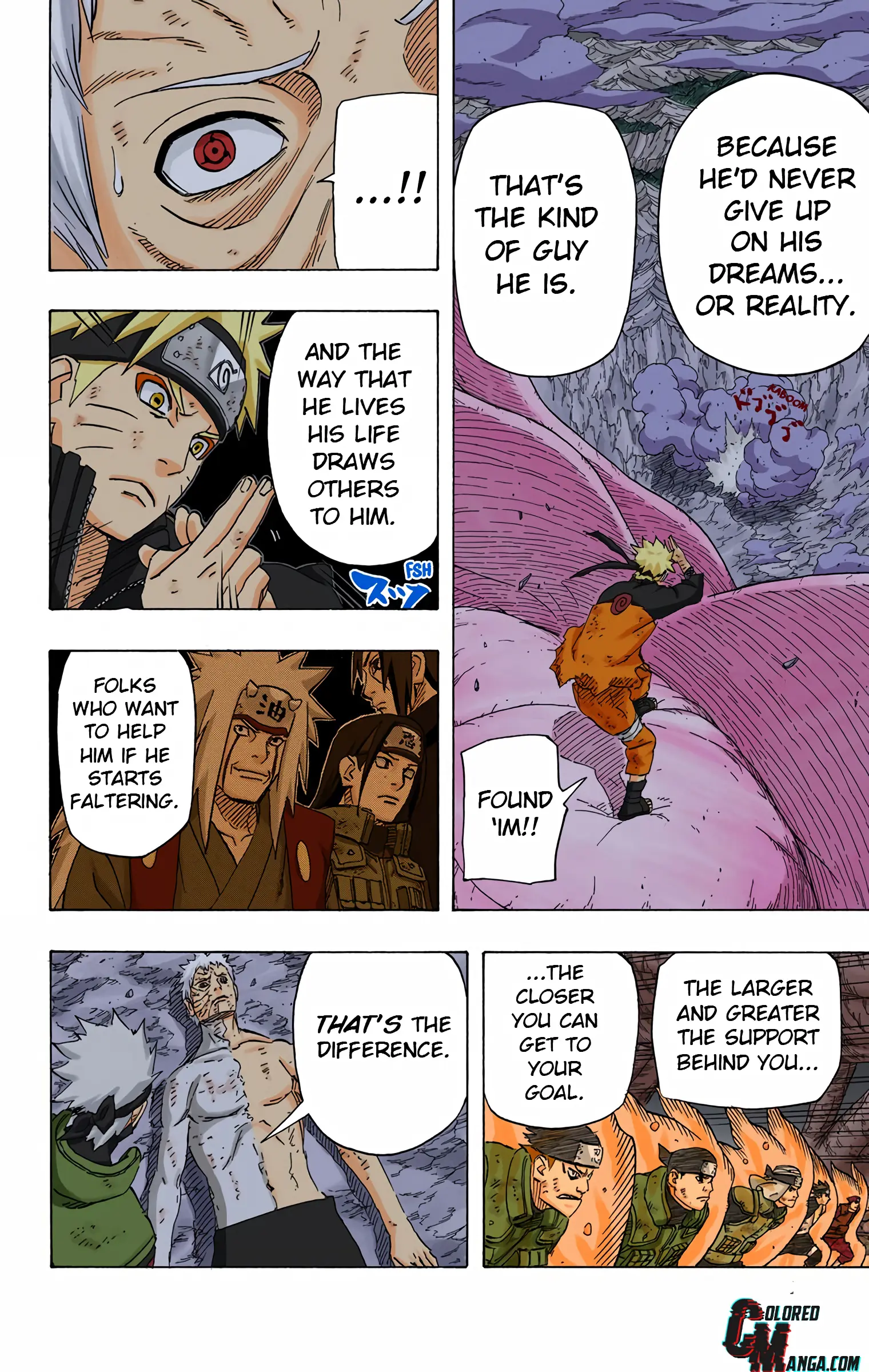 Naruto Colored Manga Online, chapter 655, page 14