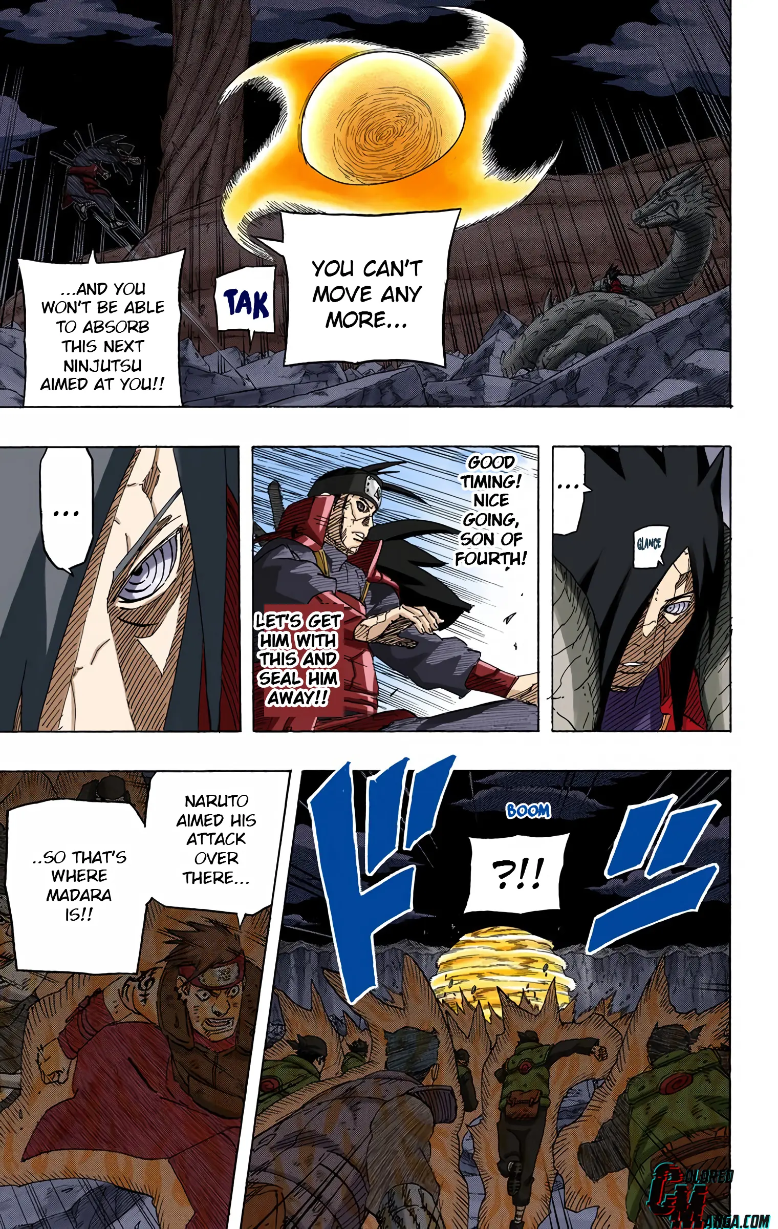 Naruto Colored Manga Online, chapter 656, page 3