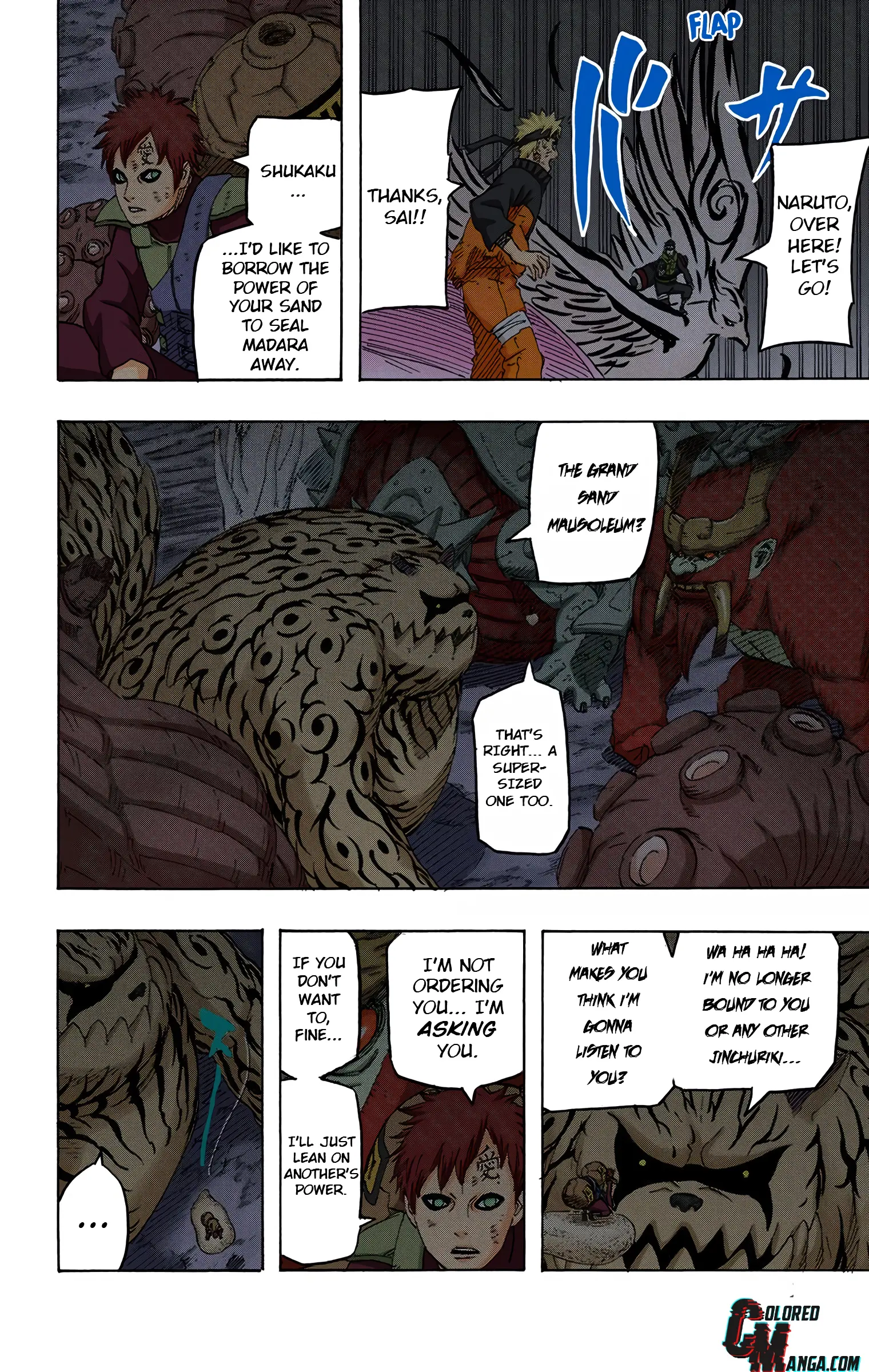 Naruto Colored Manga Online, chapter 656, page 4