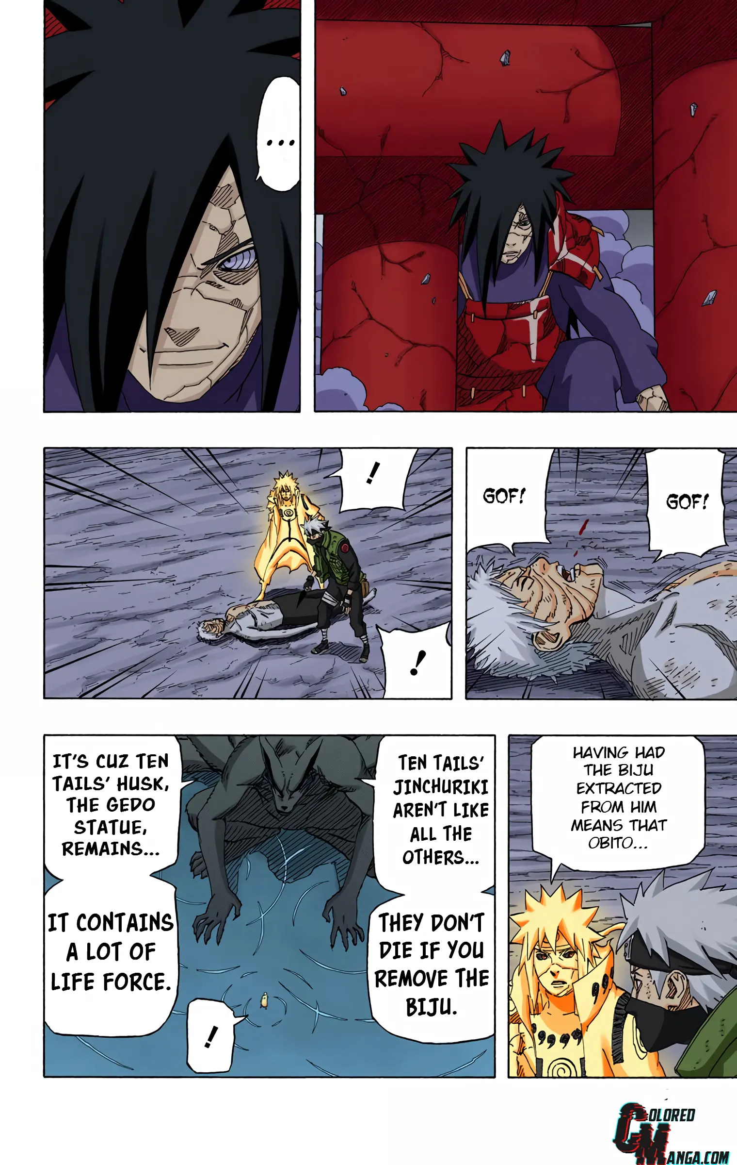 Naruto Colored Manga Online, chapter 656, page 8
