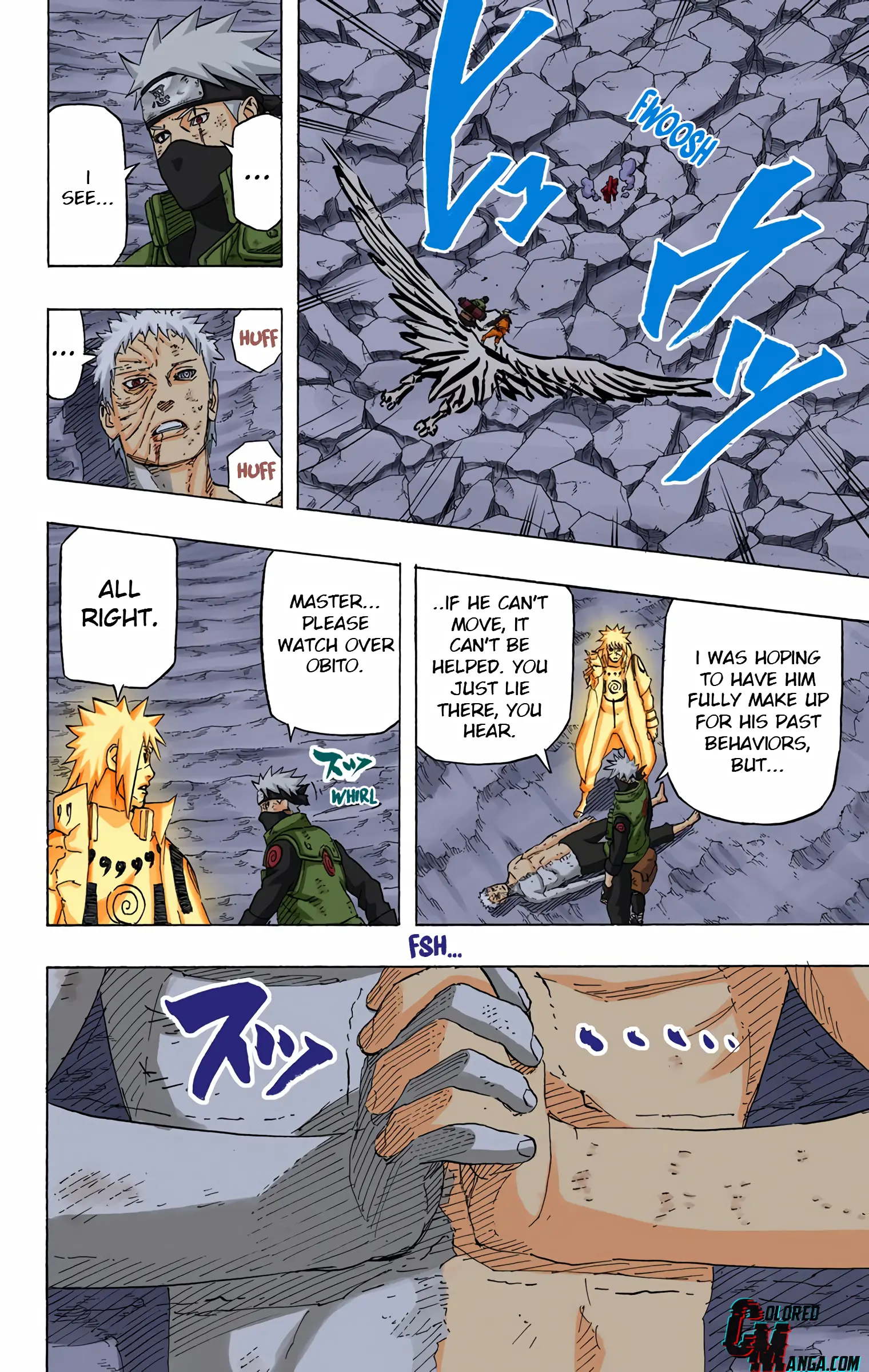 Naruto Colored Manga Online, chapter 656, page 10